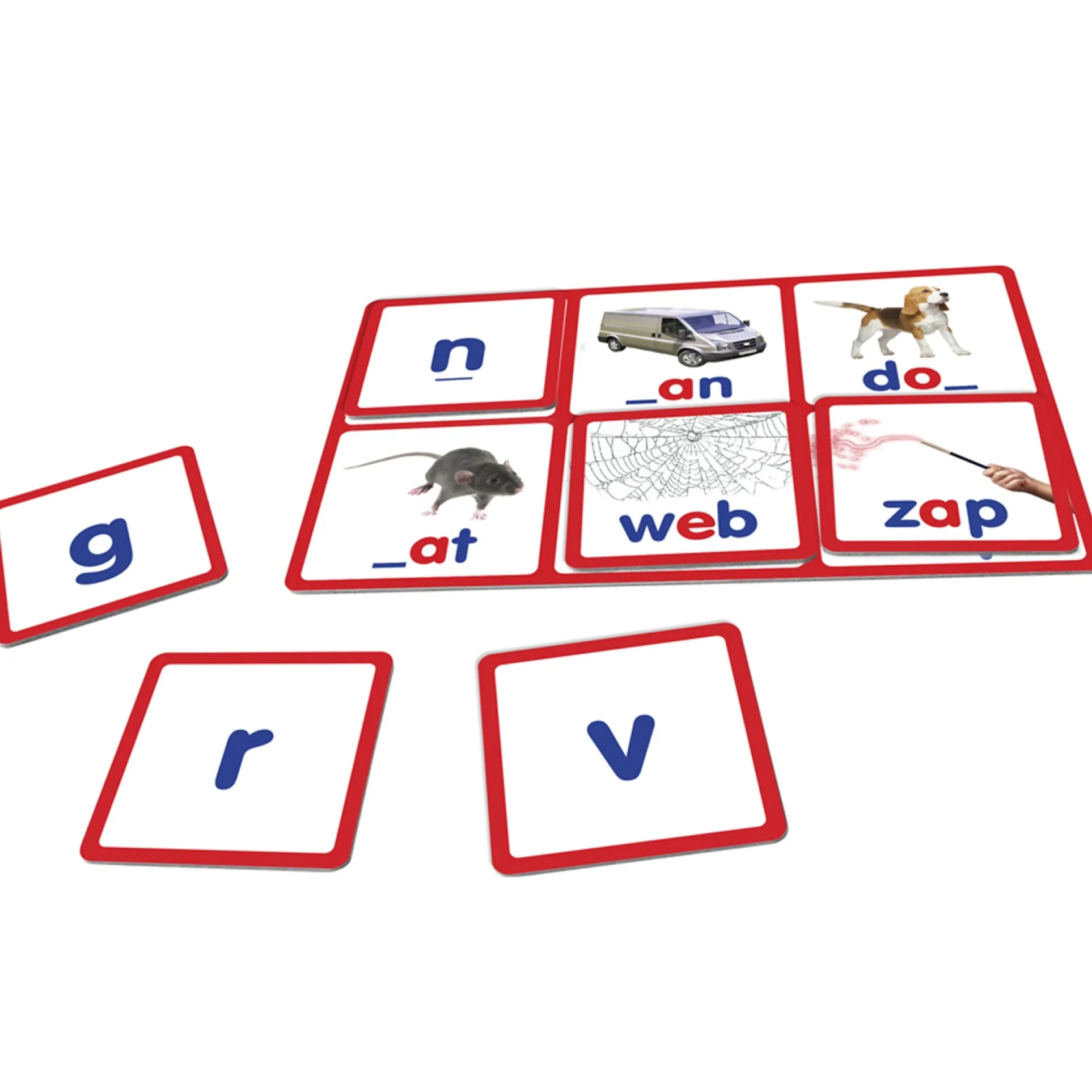 Junior Learning CVC Bingo Game Set - Consonant Vowel Consonant Learning Kit