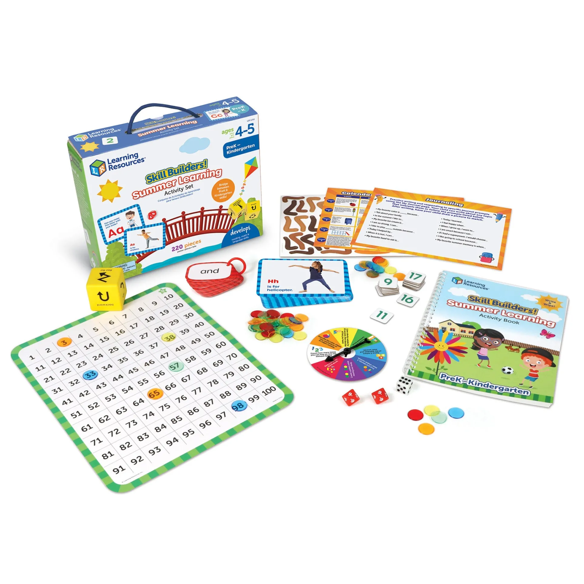 Learning Resources Skill Builders - Summer Activity Set - PreK to K