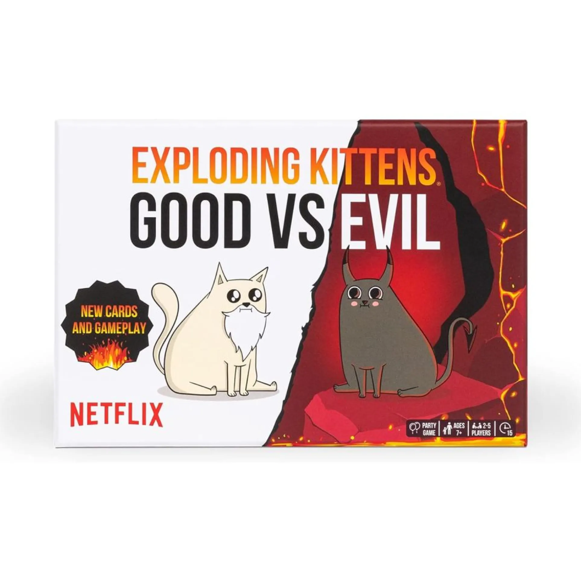 Exploding Kittens Good vs. Evil Netflix Series Card Game