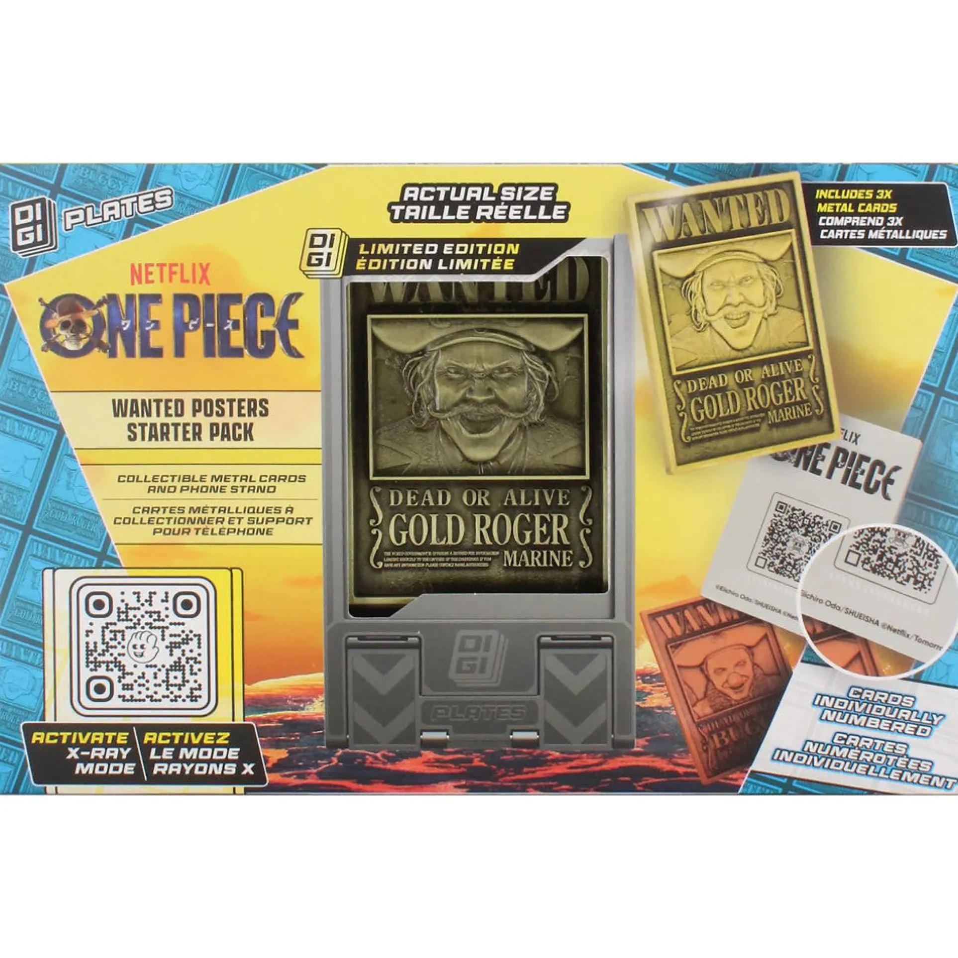 Exquisite Gaming One Piece Digiplate Collector's Pack with Iconic Pirate Etchings