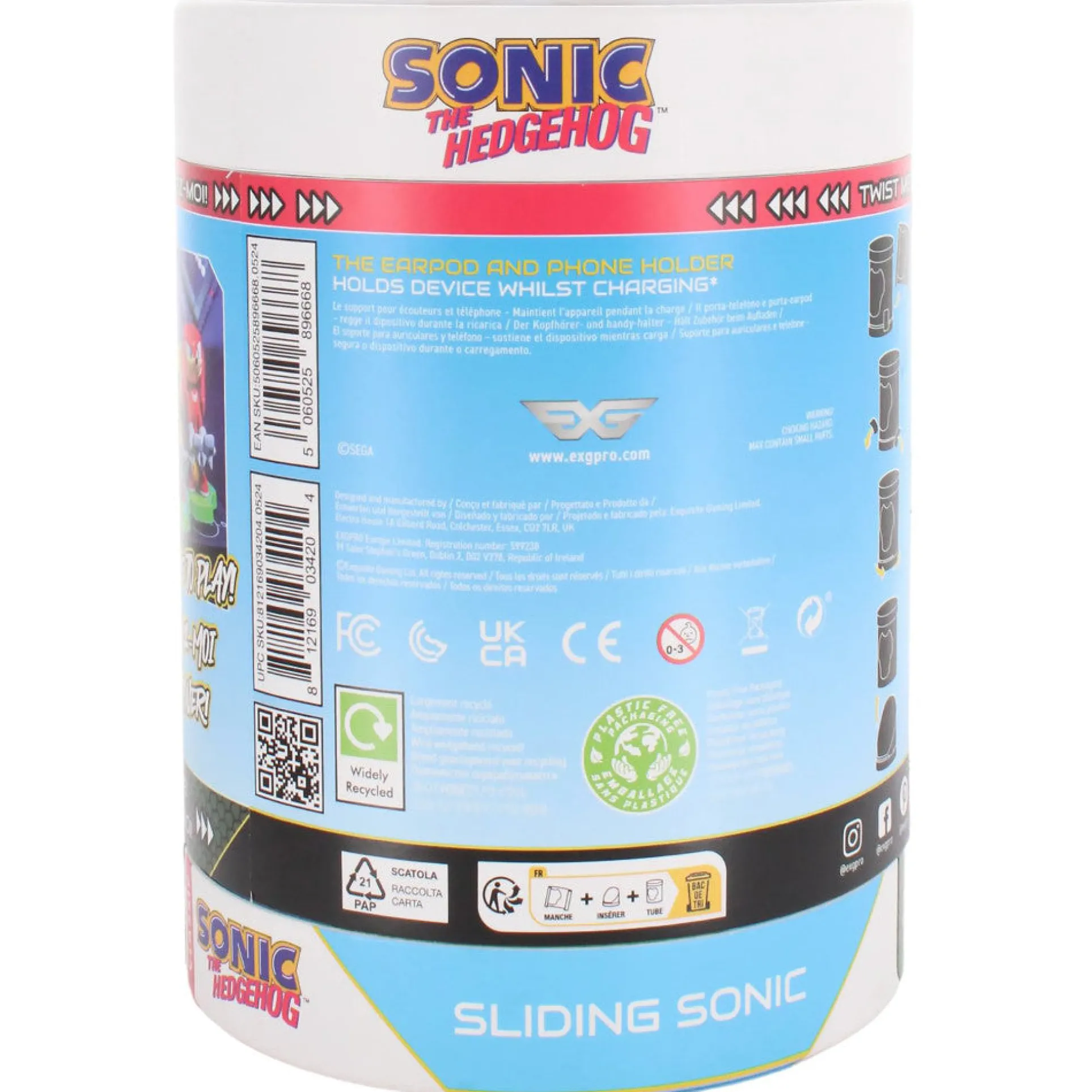 Exquisite Gaming Sonic Sliding - Earbud & Phone Holder