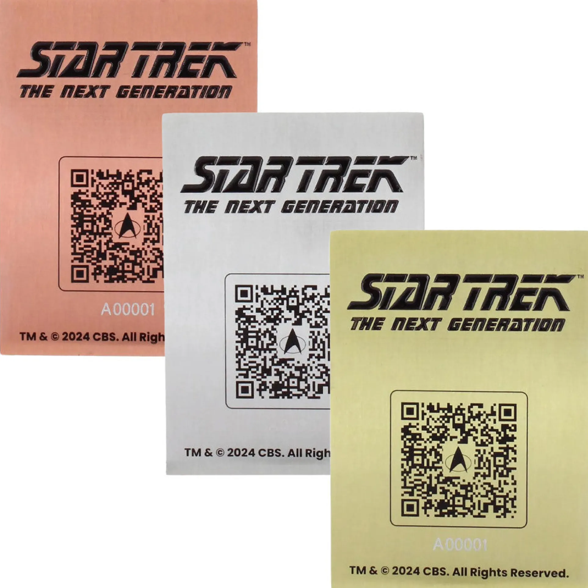 Exquisite Gaming Star Trek Digiplate Collector's Set - Metallic Collectible Cards