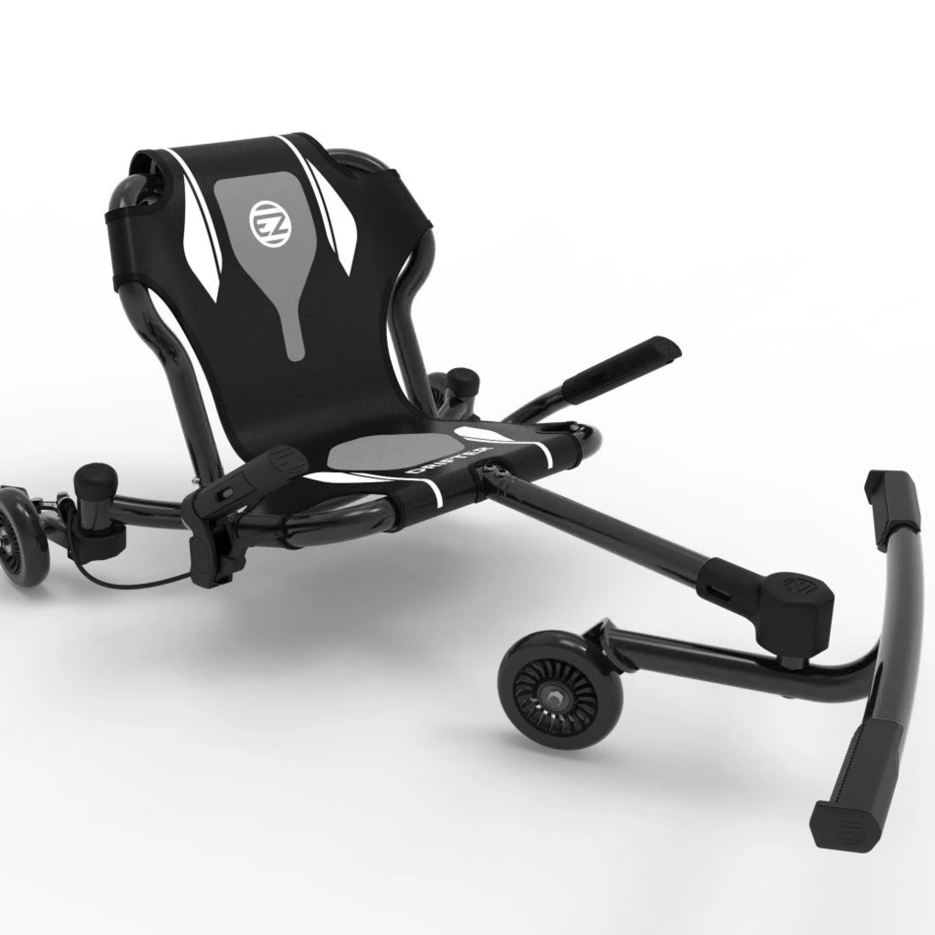 EzyRoller - Drifter X Series - Black Ride-On Scooter, 154lb Capacity, Ages 6+