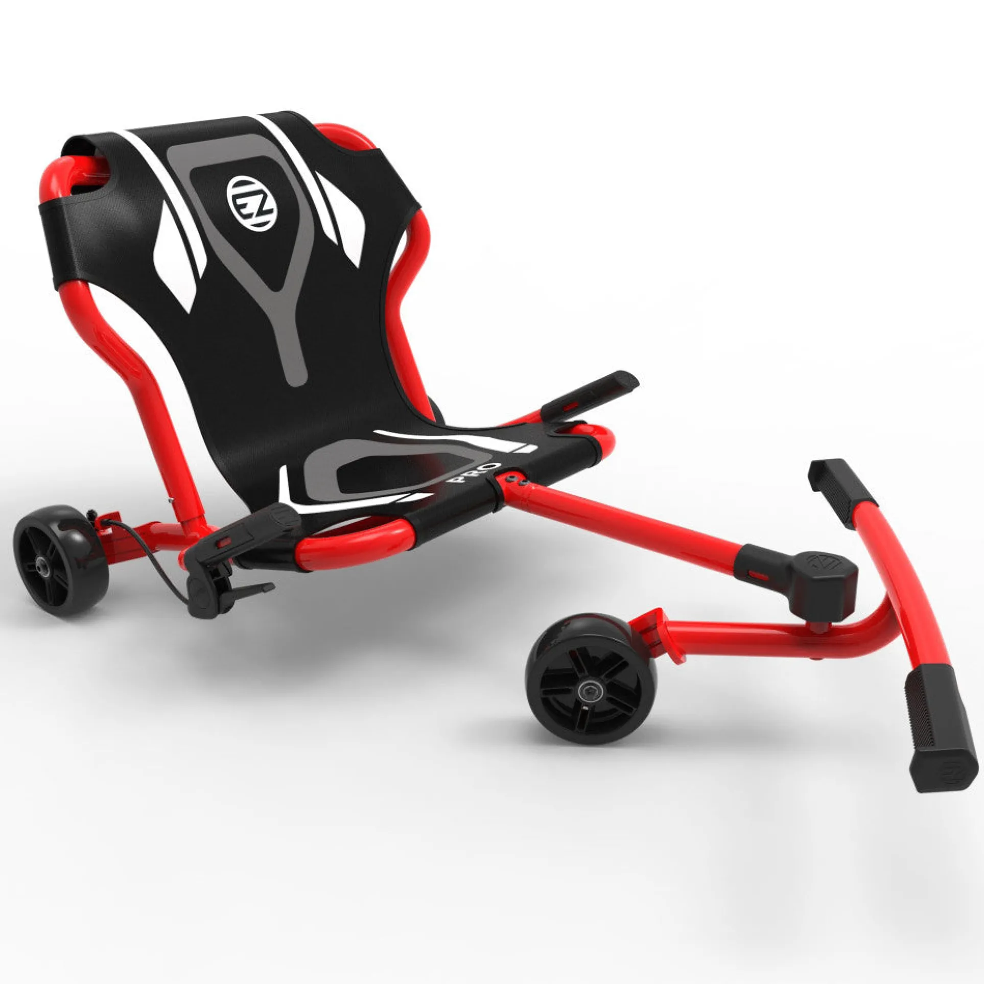 EzyRoller Pro X - Red - High-Capacity Ride-On Scooter for Kids & Adults