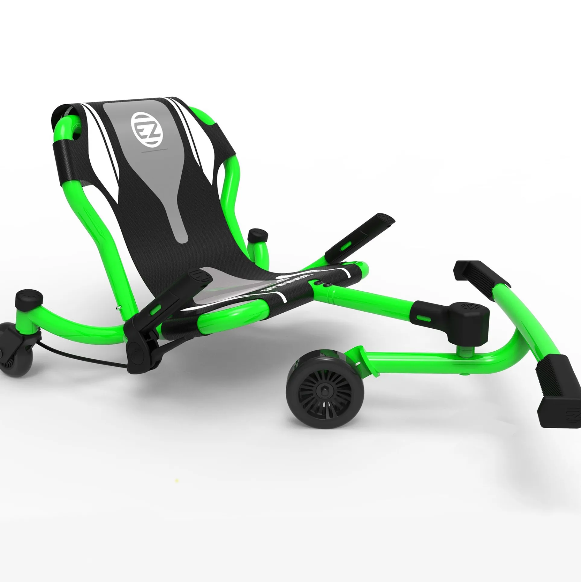 EzyRoller Spinner Ride-On Scooter - Lime Green - Pedal-Free Twist on Fun for Kids & Teens
