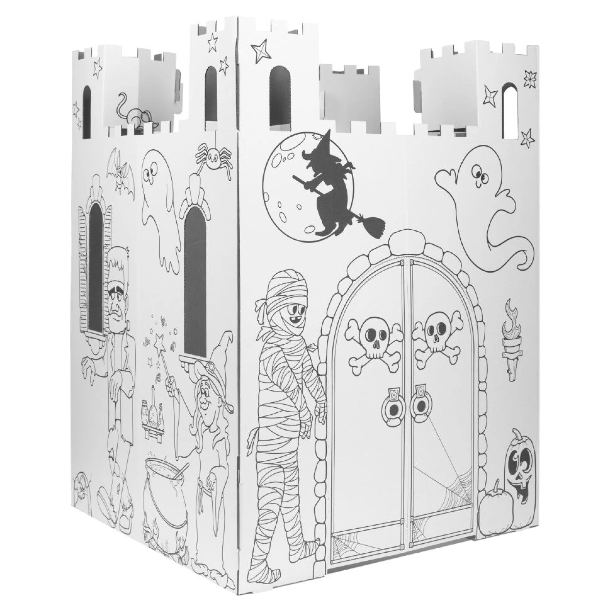 Easy Playhouse Haunted Castle Art & Craft Playhouse for Kids