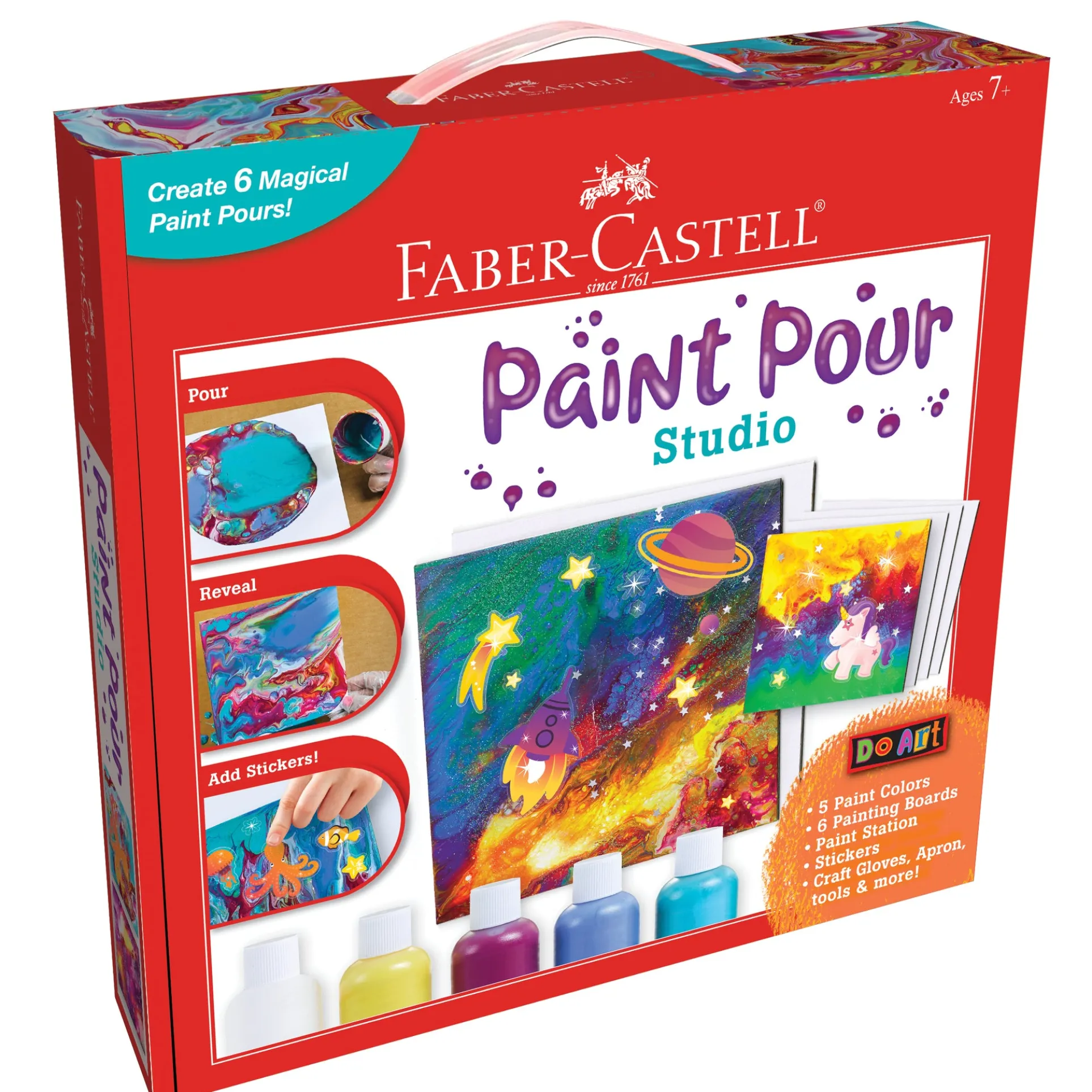 Faber-Castell Do Art Paint Pour Studio - Color Splash Kit