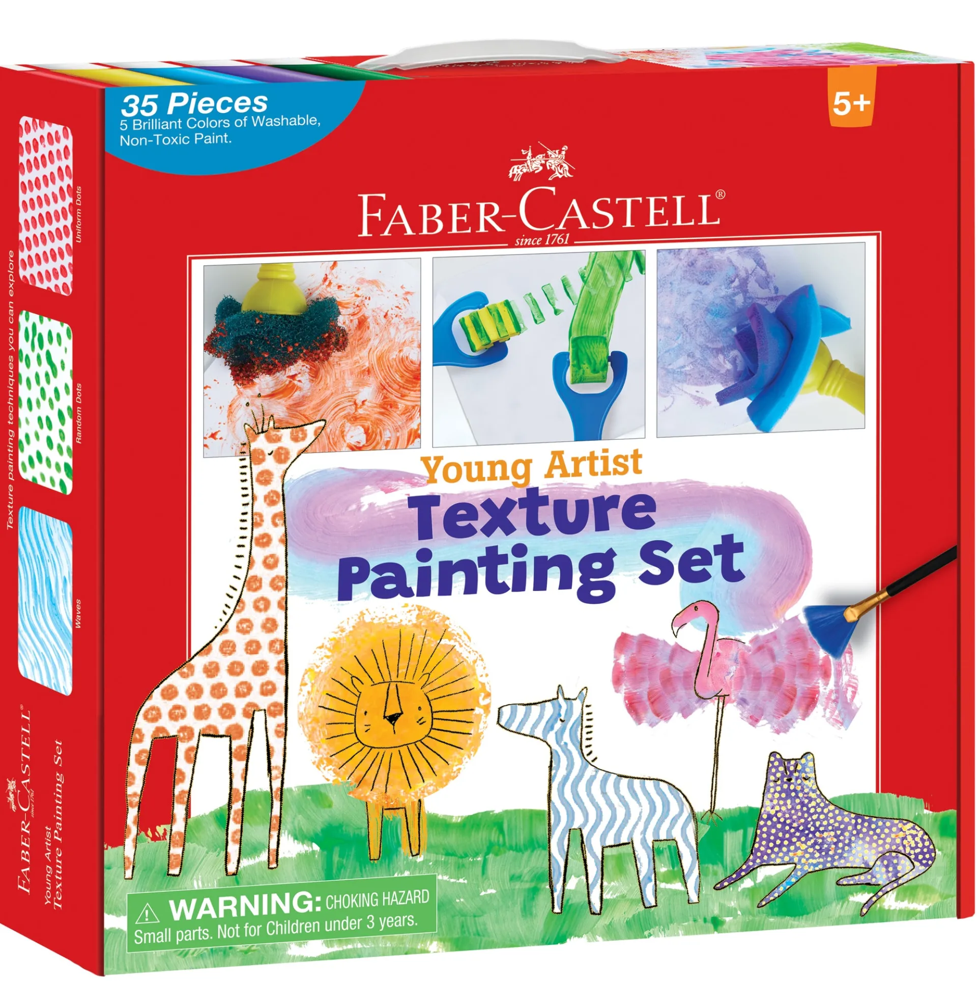 Faber-Castell Young Artist Texture Painting Set - 35 Pieces