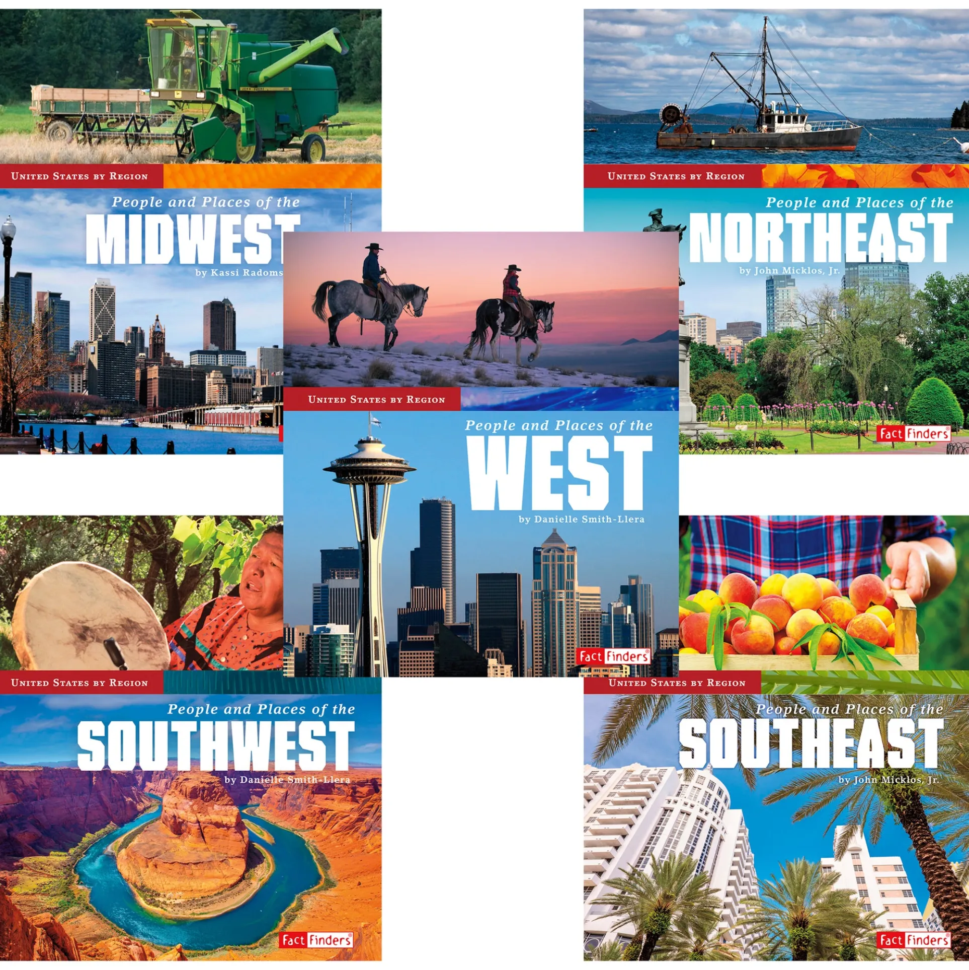 Fact Finders 5-Book Set: Explore U.S. Regions
