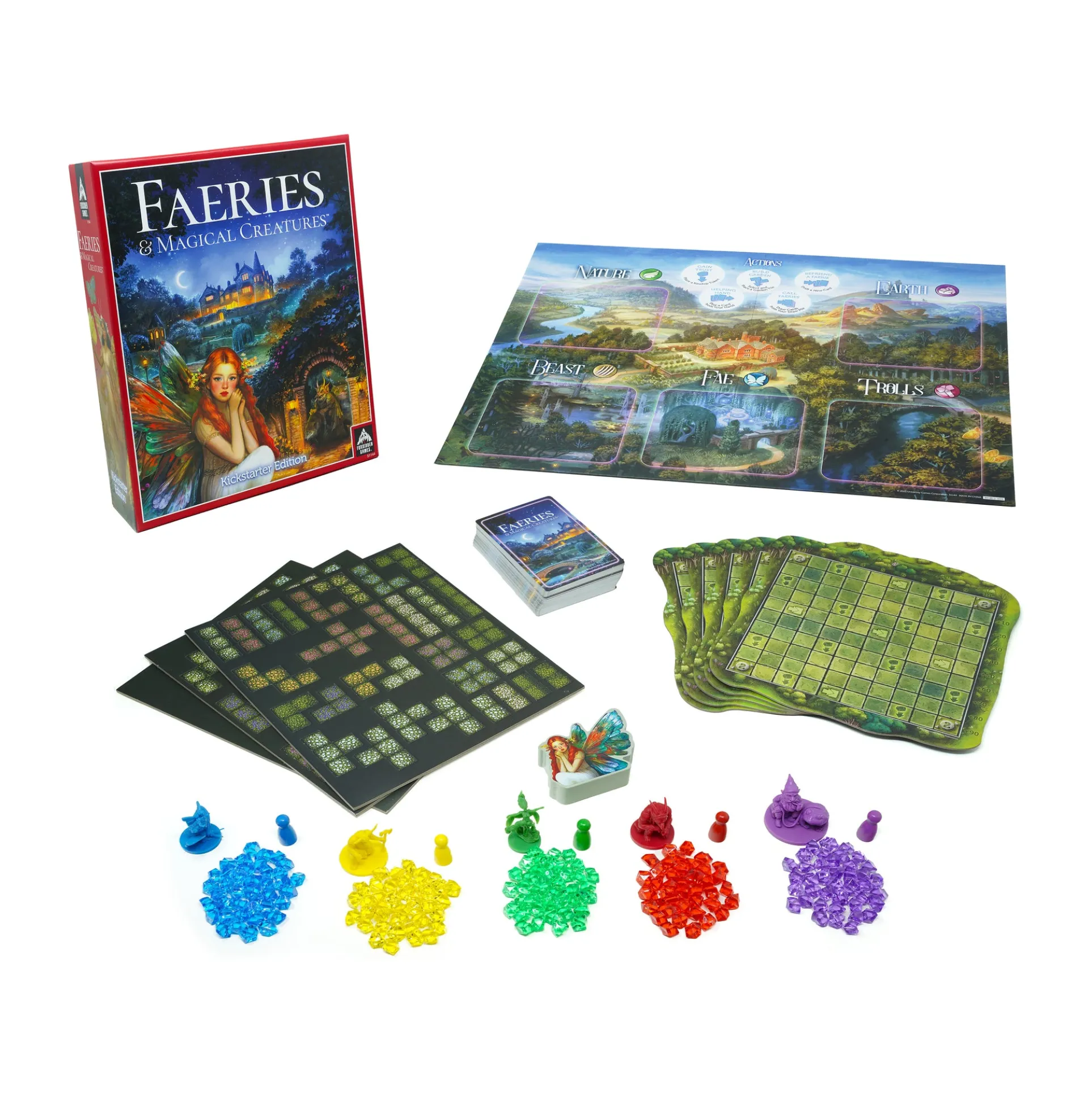 Faeries & Magical Creatures - Premium Kickstarter Edition Board Game