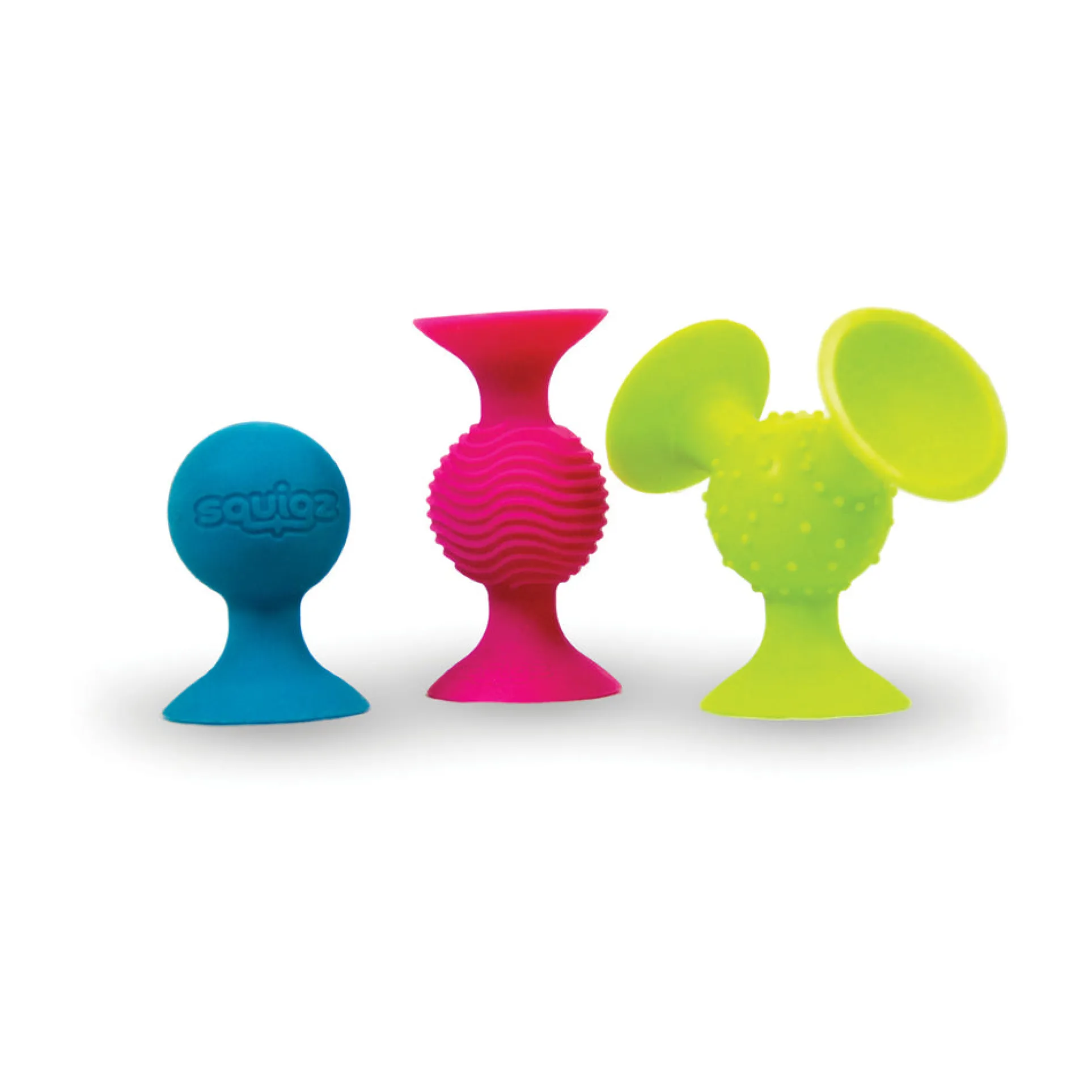 Fat Brain Toy Co. pipSquigz - Colorful Silicone Rattles