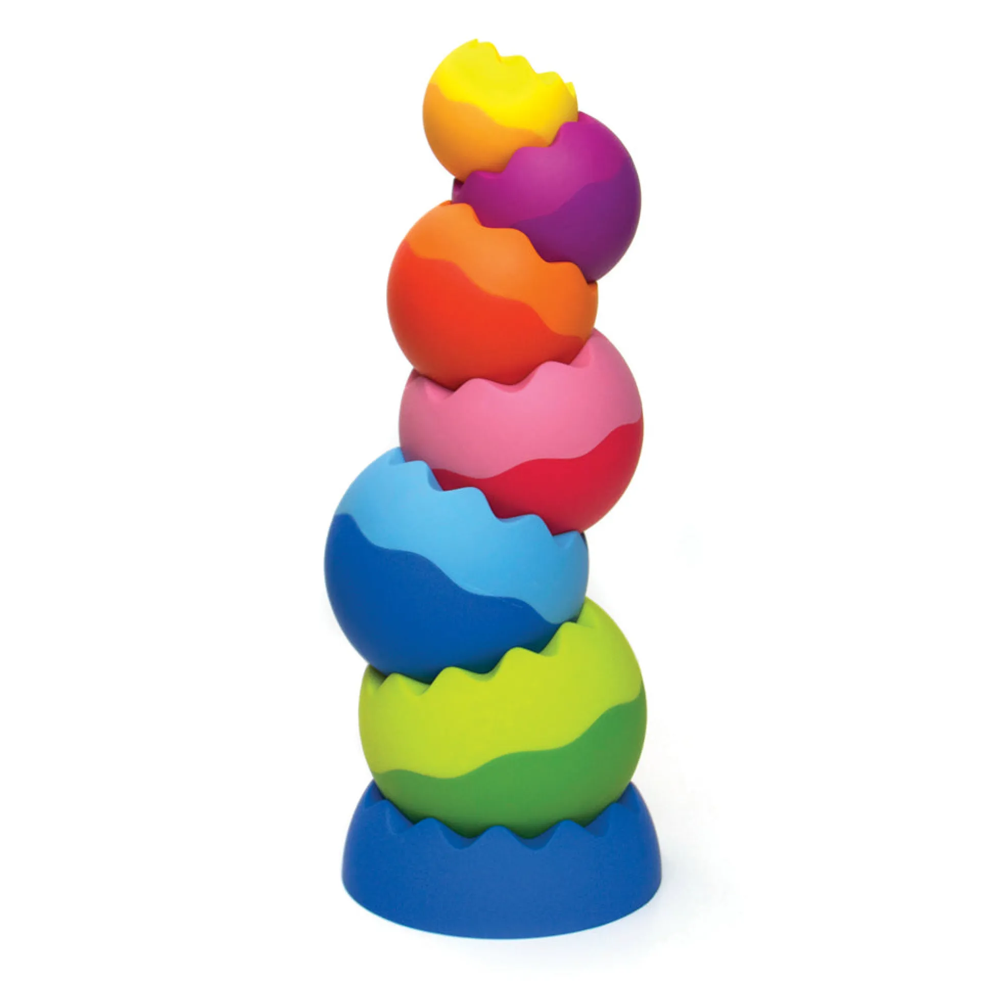 Fat Brain Toy Co. Tobbles Neo - Vibrant Stacking Spheres