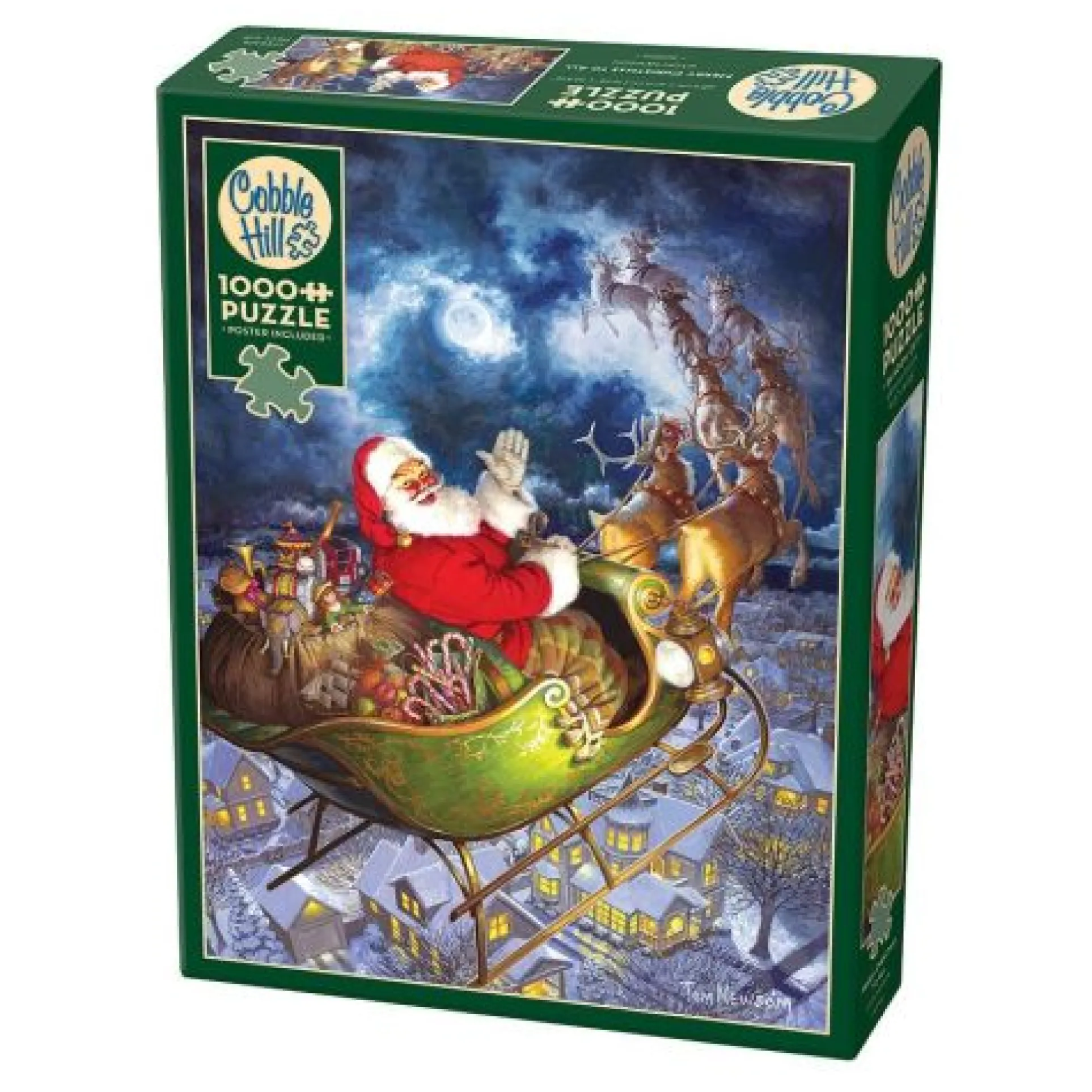 Festive Delight: Merry Christmas to All 1000-Piece Puzzle