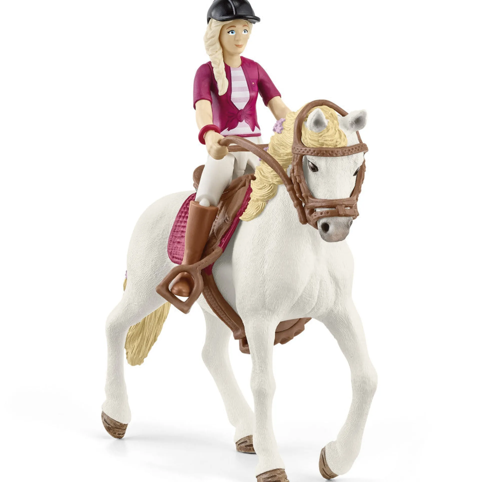 Schleich Horse Club: Sofia & Blossom - Andalusian Mare & Rider Figurine Set