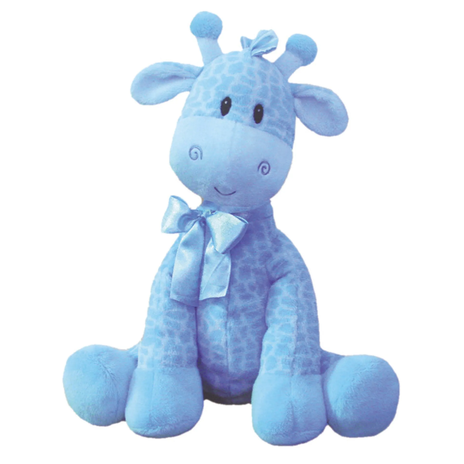 First and Main 8.5 inch Jingles Plush Giraffe - Blue