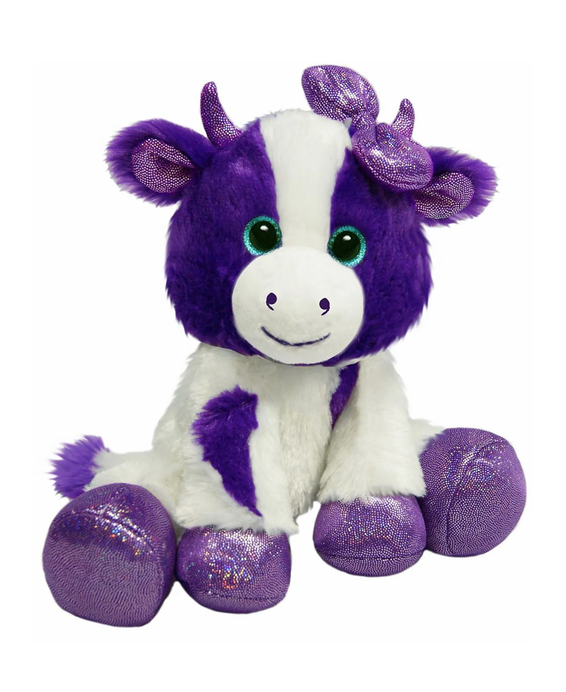 First and Main 7 Inch Gal Pals Plush - Callie Cow with Sparkle Accents