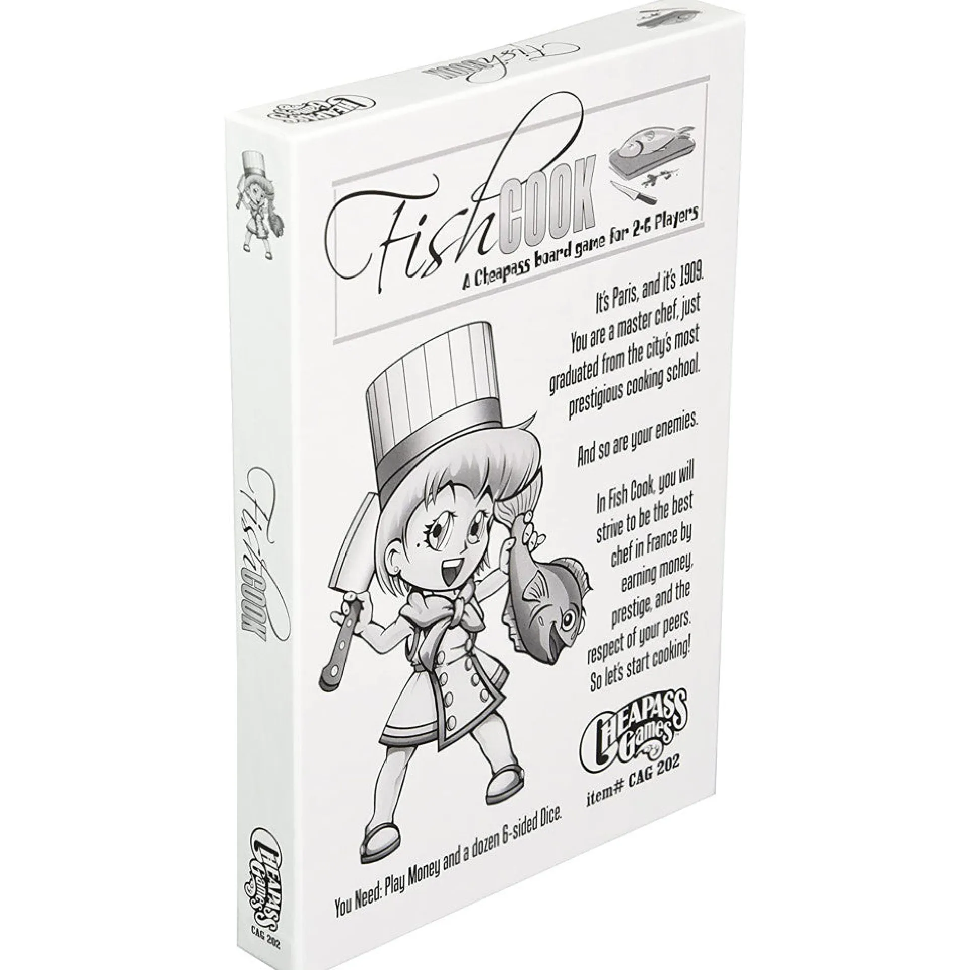 Fish Cook: Master Chef Board Game by Cheapass Games
