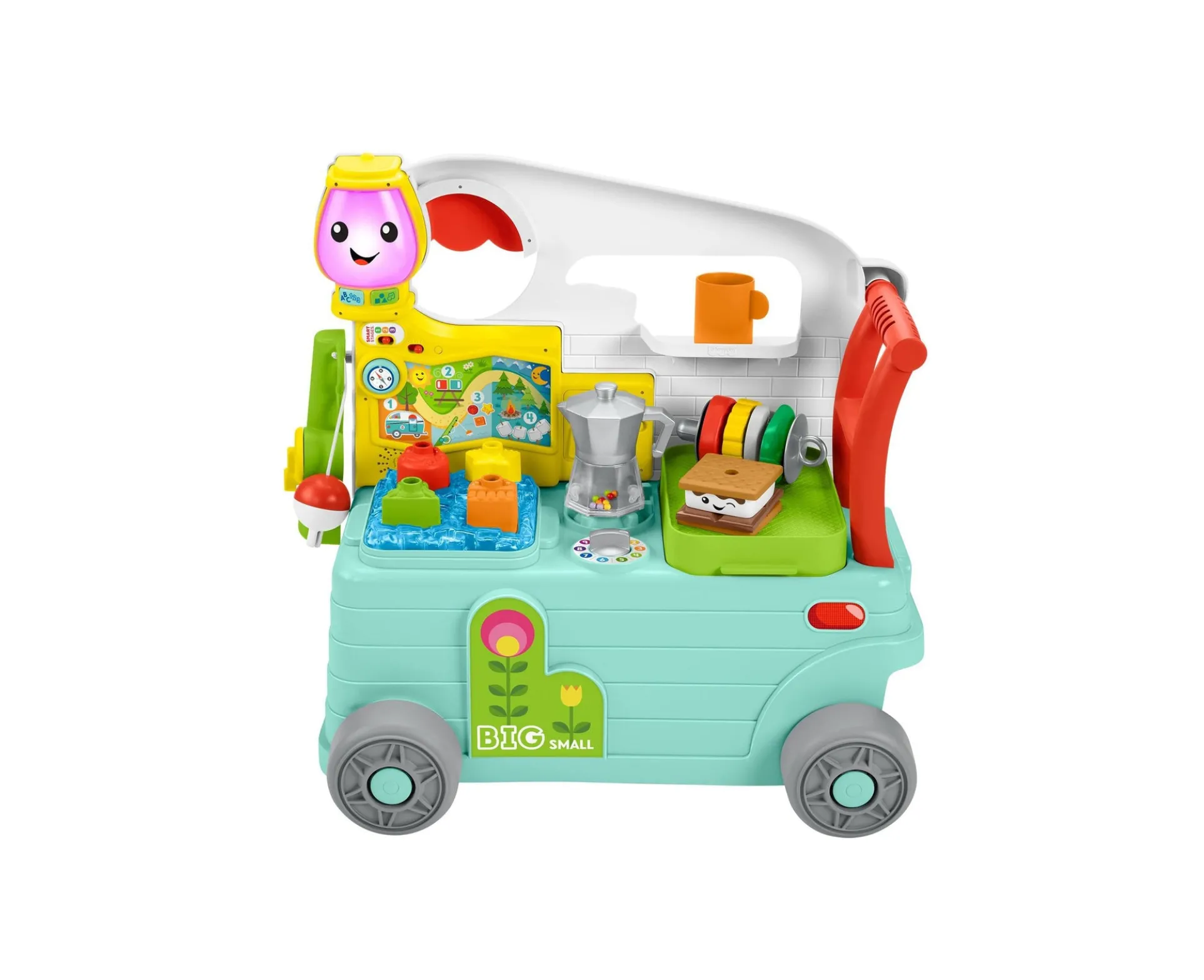 Fisher-Price Laugh & Learn 3-in-1 On-the-Go Camper - Interactive Educational Toy