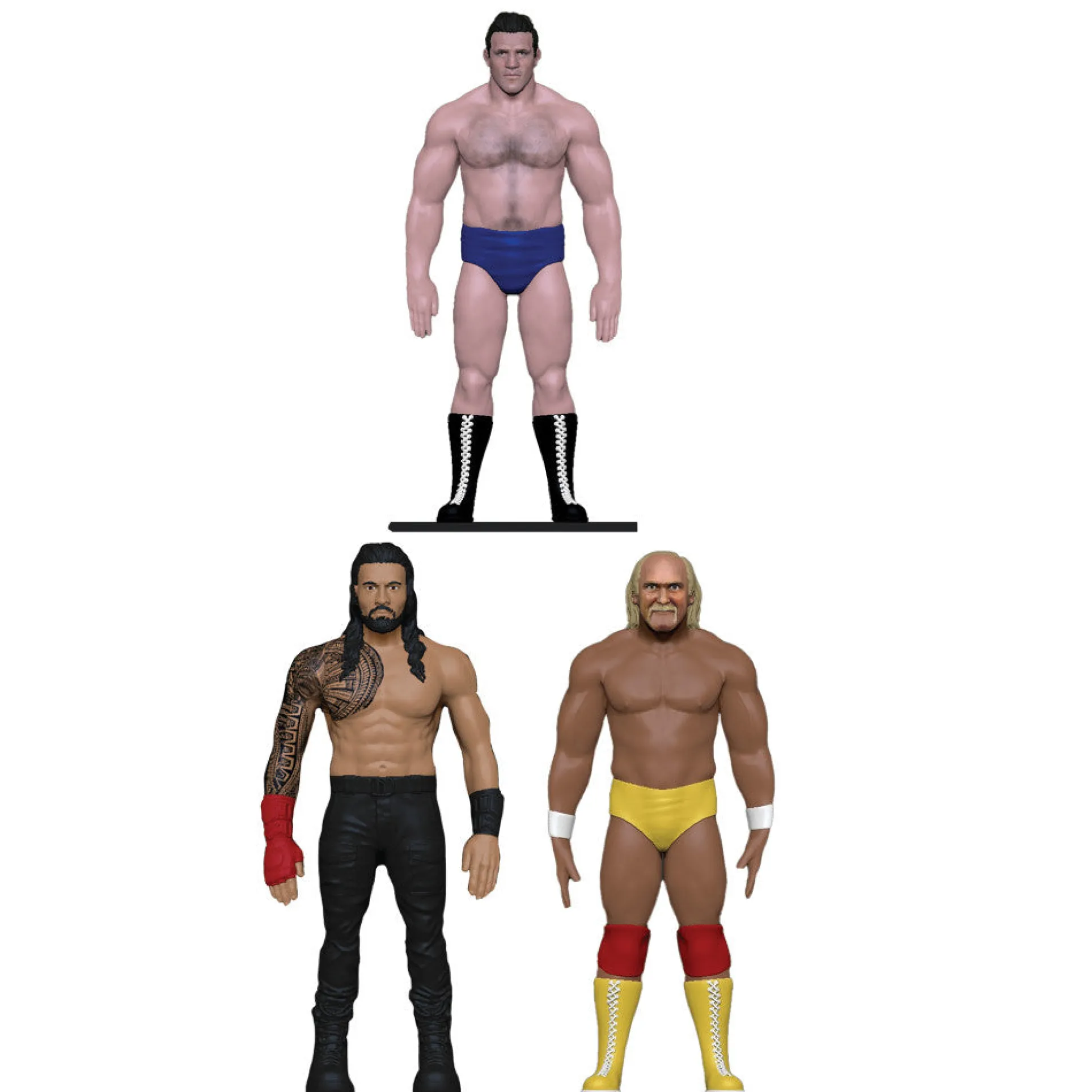 FleXfigs WWE Icons Deluxe Action Figures Pack - 6 Iconic Wrestlers
