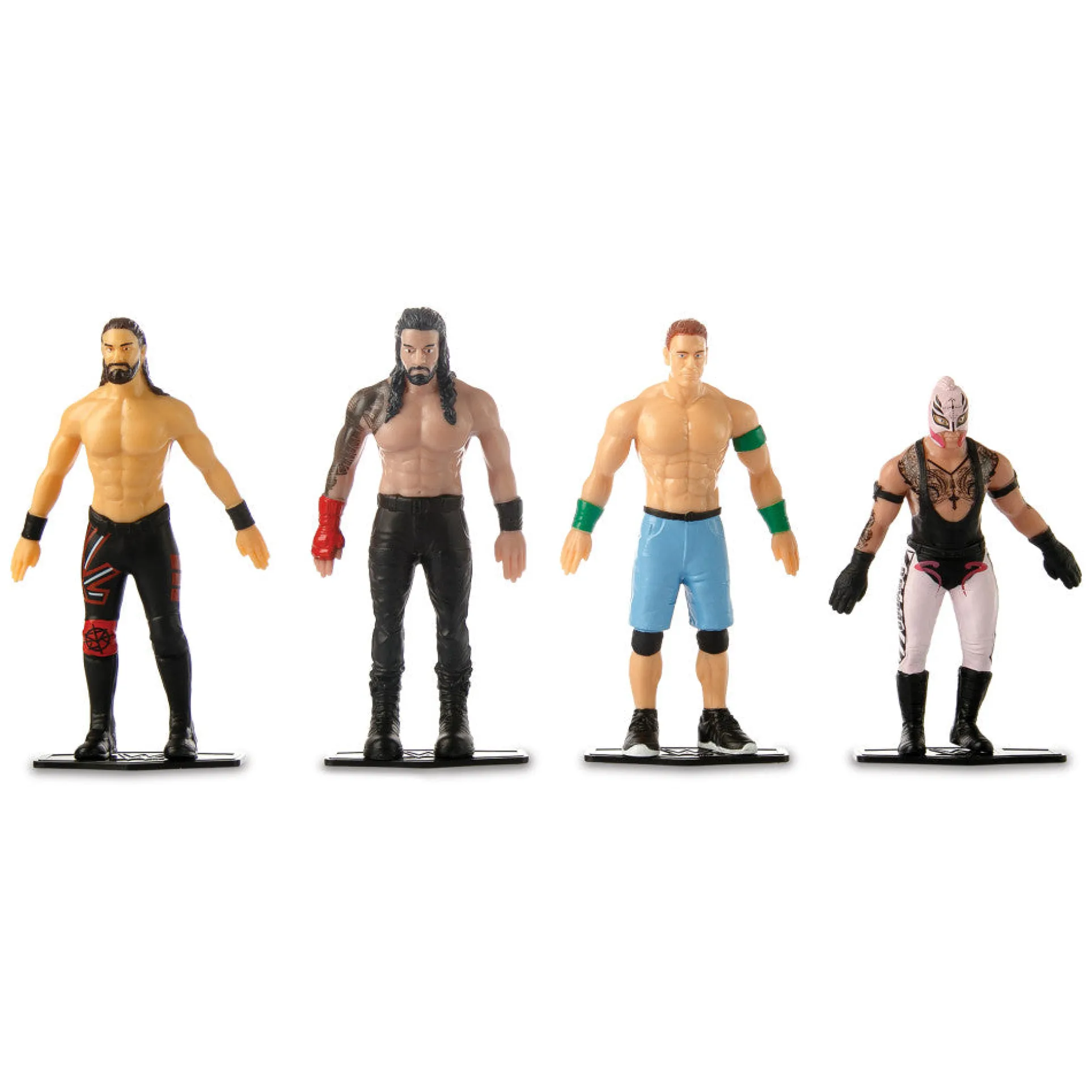 FleXfigs WWE Superstars 4-Pack Articulated Wrestler Action Figures