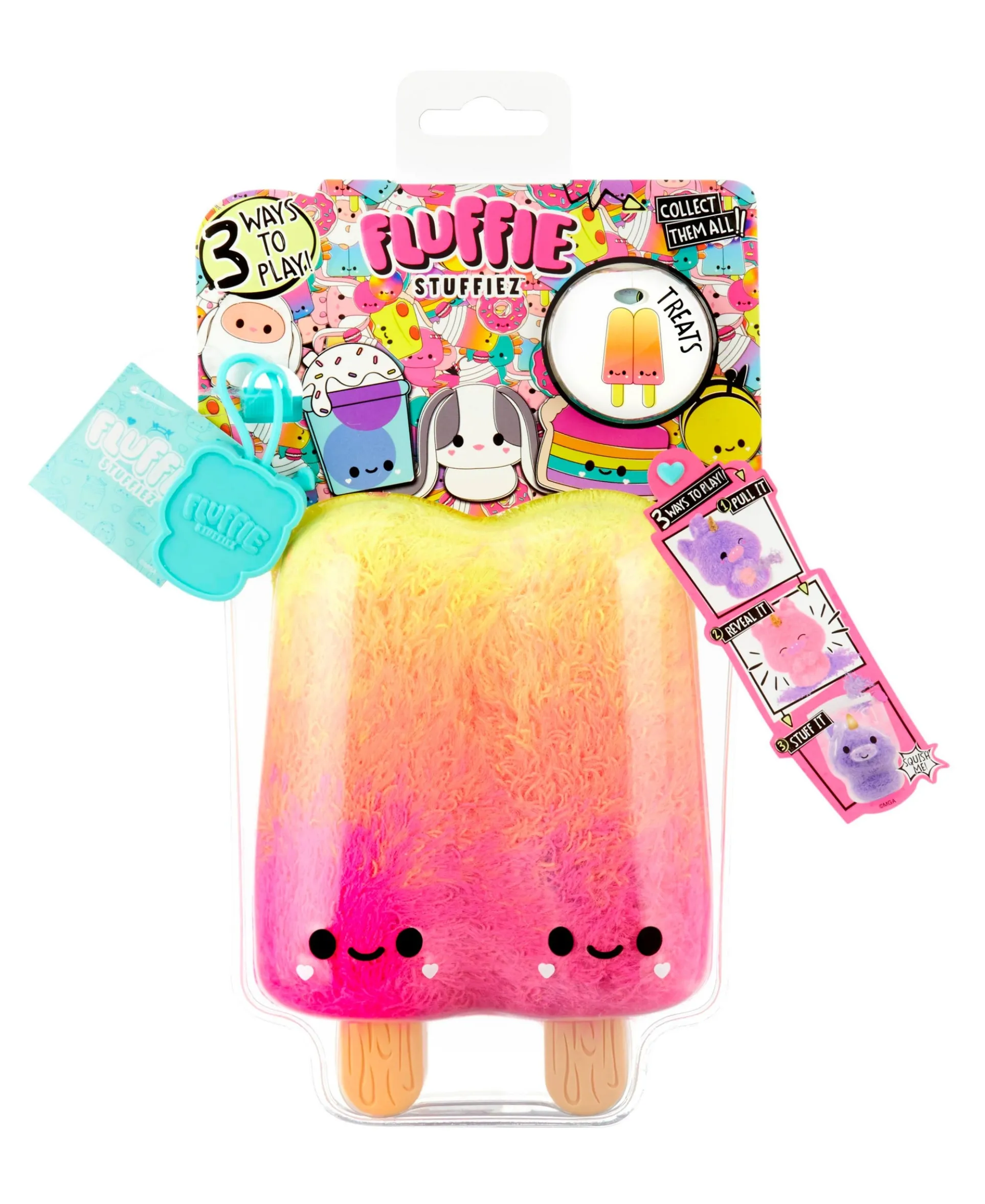 Fluffie Stuffiez 10 inch Interactive Small Popsicle Plush