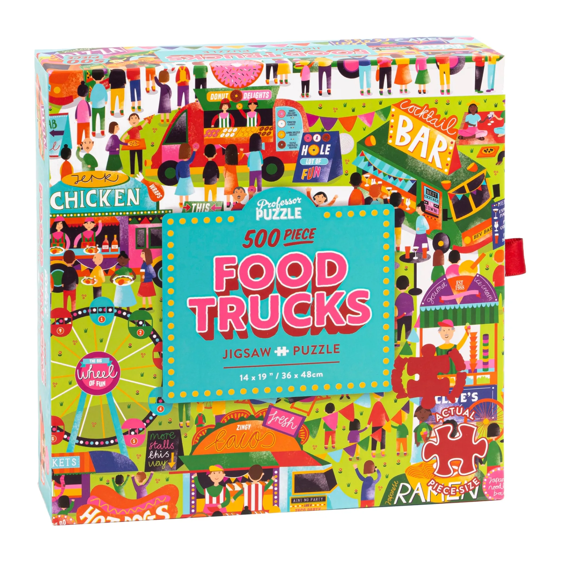 Food Trucks Festival Jigsaw Puzzle - 500 pcs