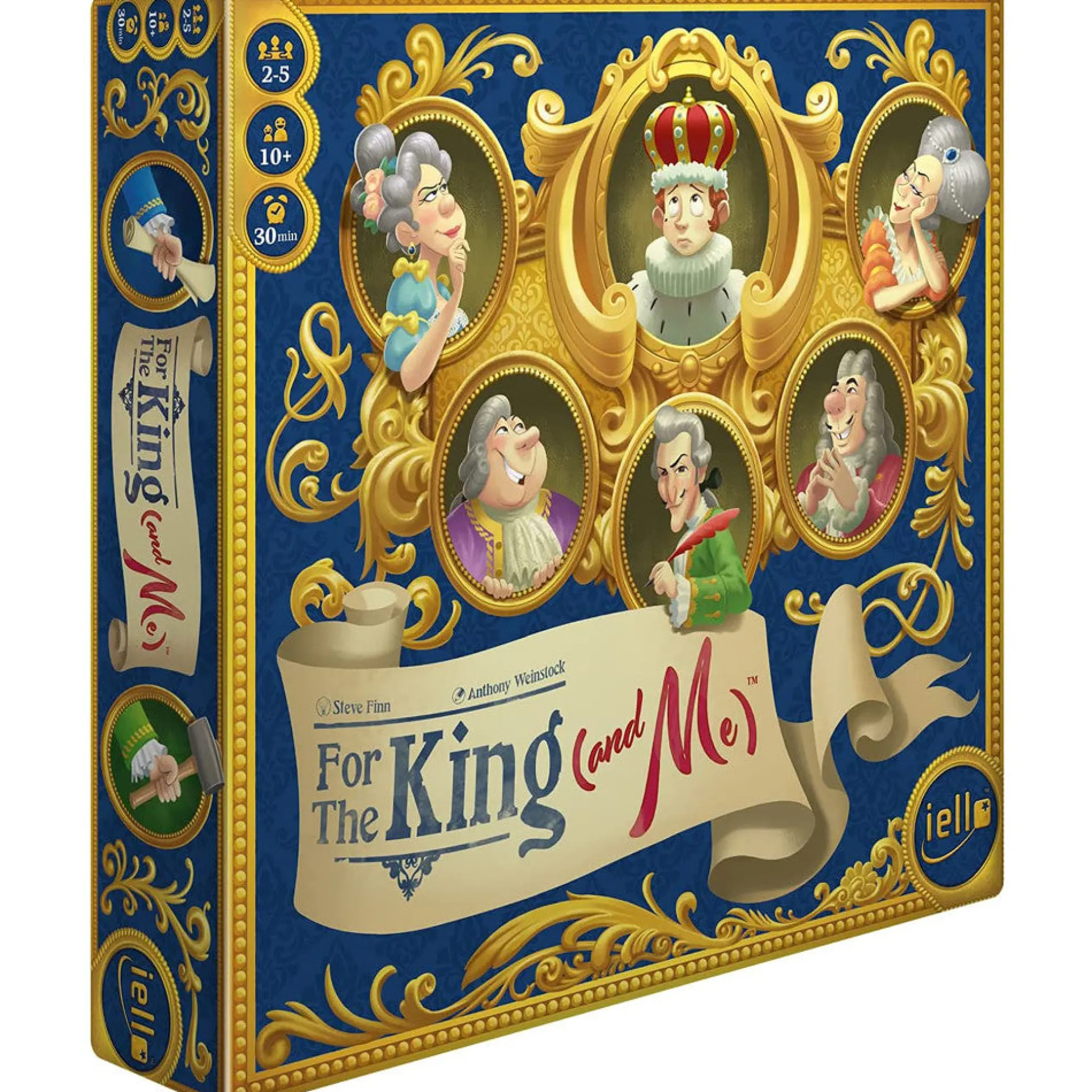 For the King (and Me) IELLO Strategy Board Game, Ages 10+, 2-5 Players, 30 Min Playtime