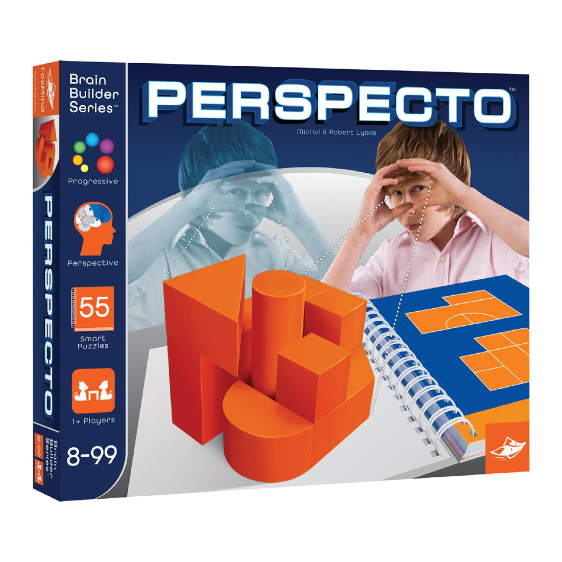 FoxMind Brain Builder Series Perspecto Geoblock 3D Puzzle Game