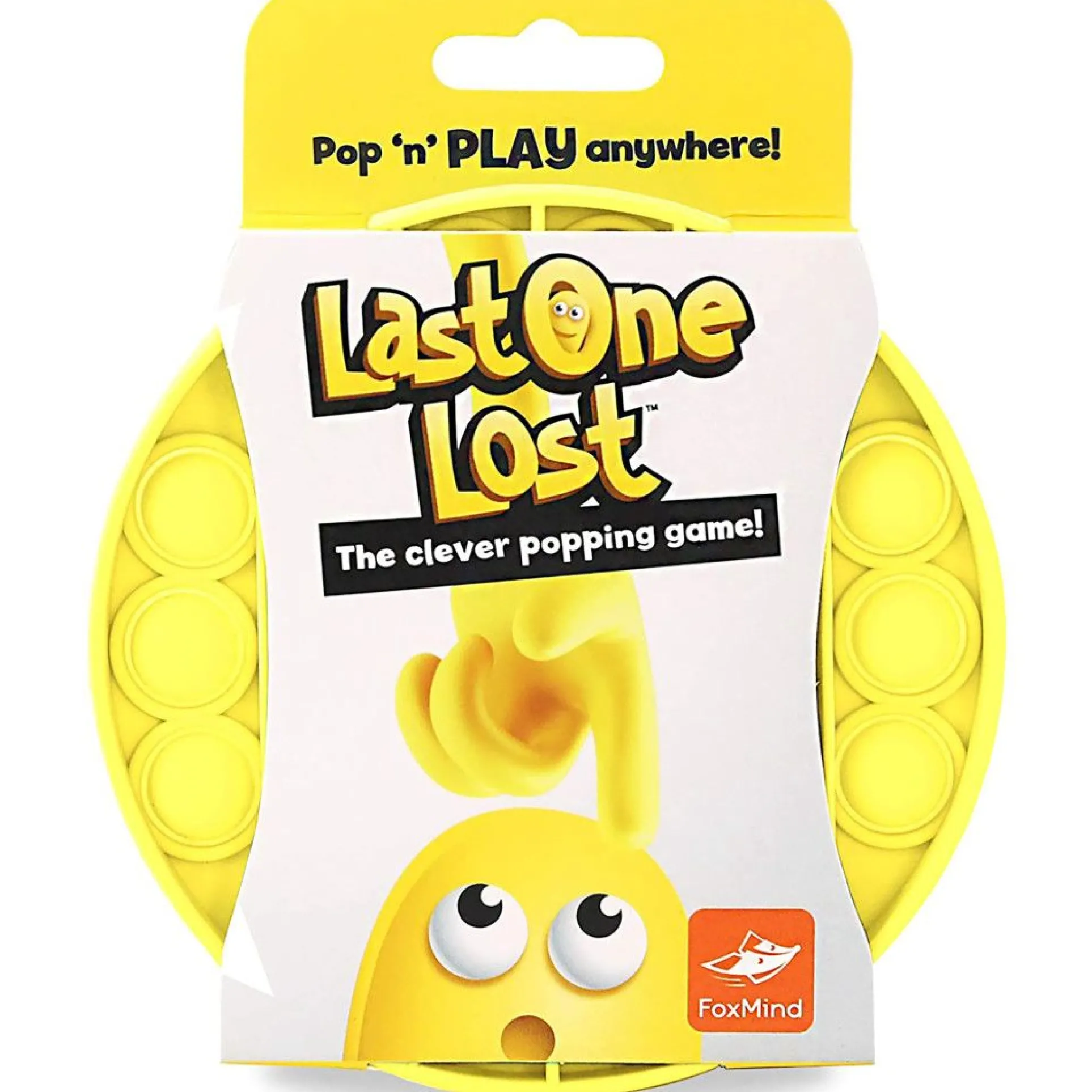 FoxMind Games Last One Lost Portable Strategy Game, Yellow
