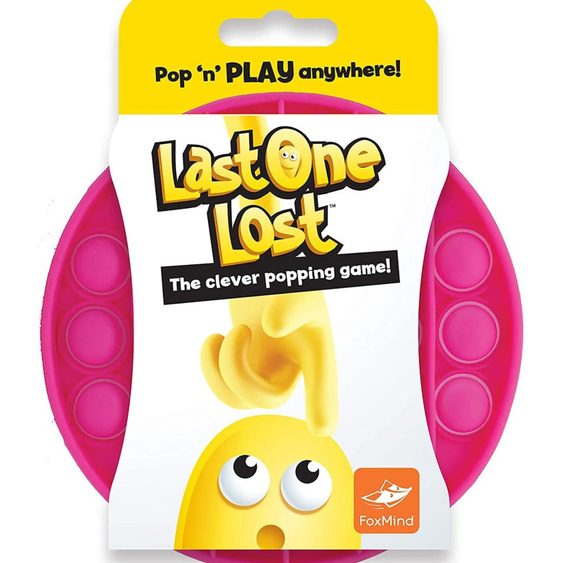 FoxMind Games Last One Lost Strategy Game, Hot Pink Edition