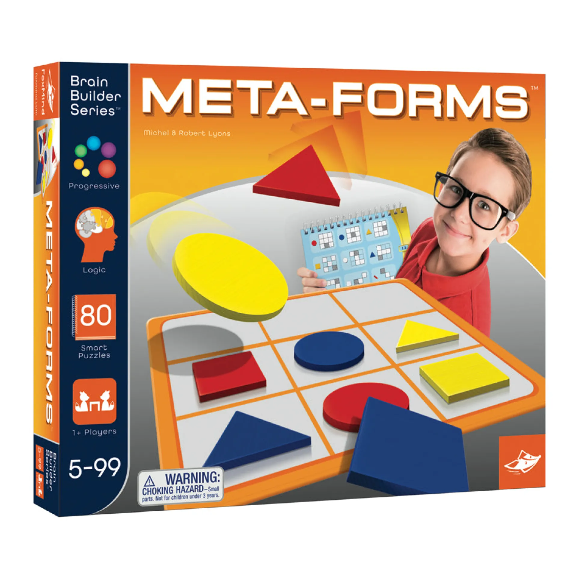 FoxMind Meta-Forms Logic Builder Puzzle Game - 80 Puzzles