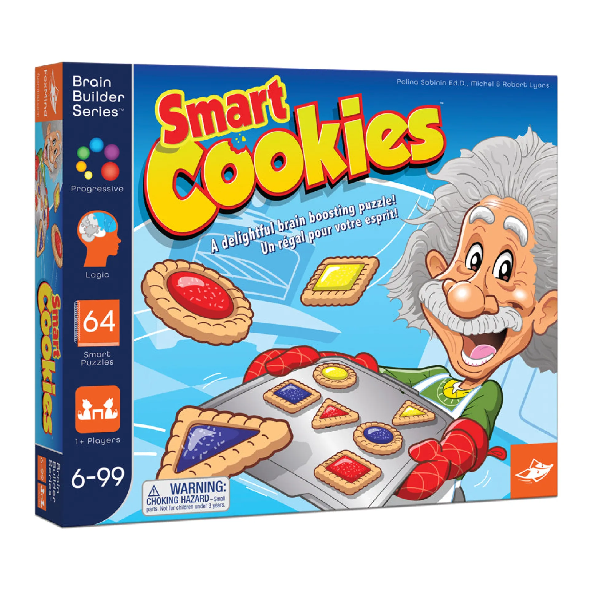 FoxMind Smart Cookies Brain-Boosting Logic Game - 64 Puzzles