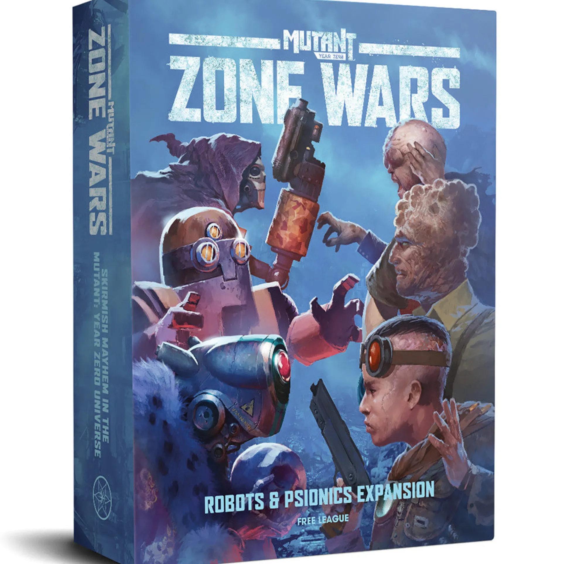 Free League Mutant Year Zero: Zone Wars Robots & Psionics Expansion Set
