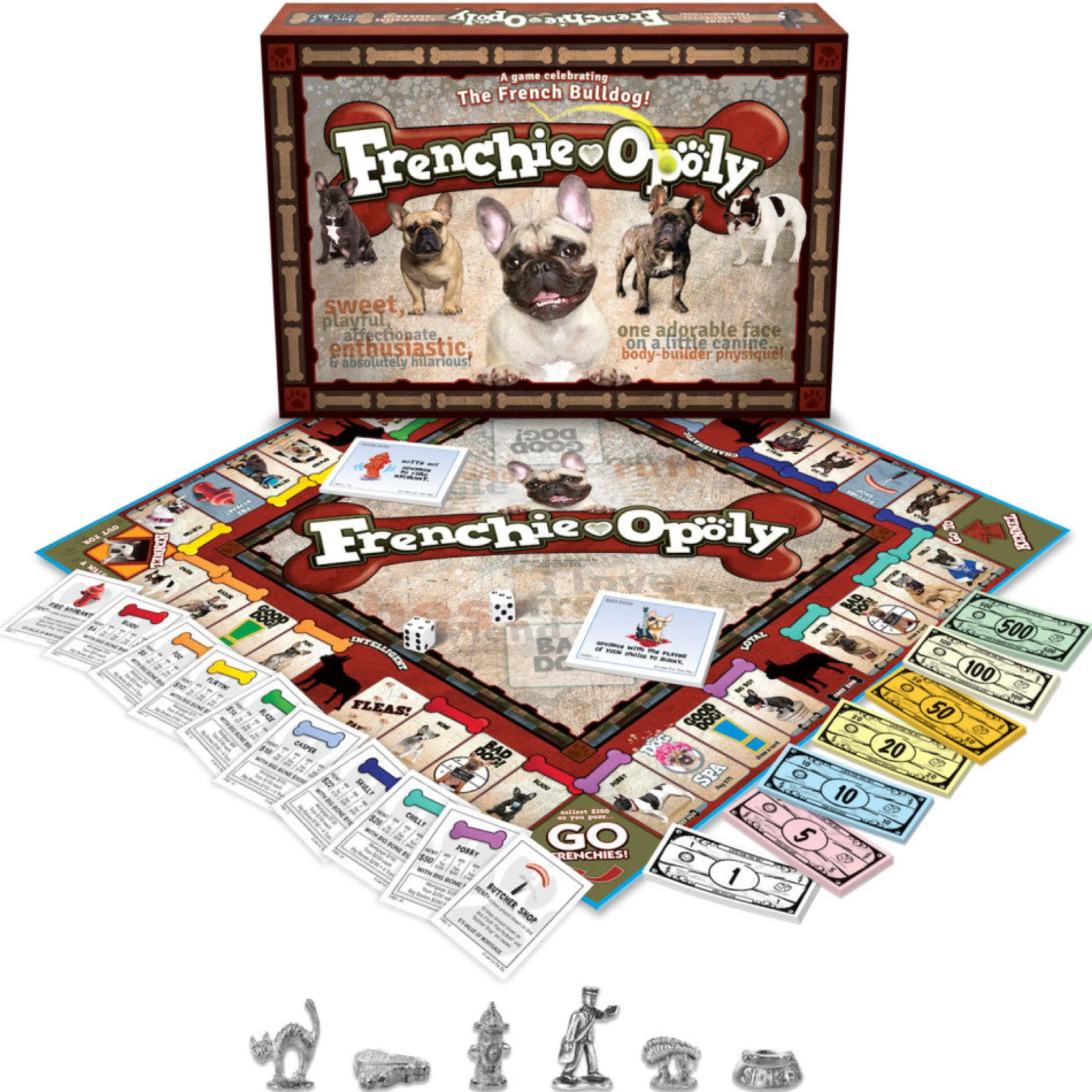 French Bulldog FRENCHIE-OPOLY Board Game