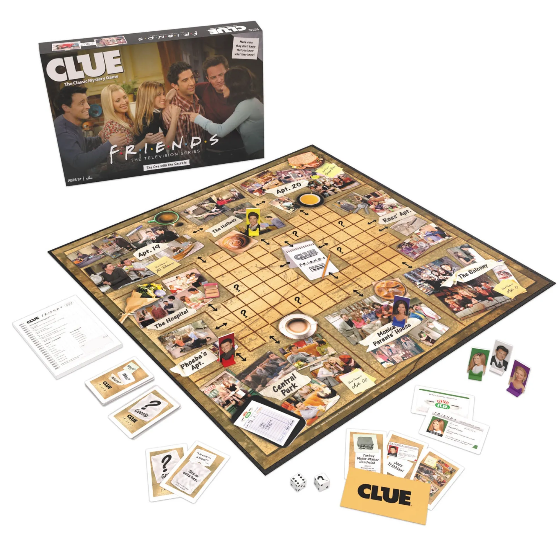 Friends Edition CLUE Board Game