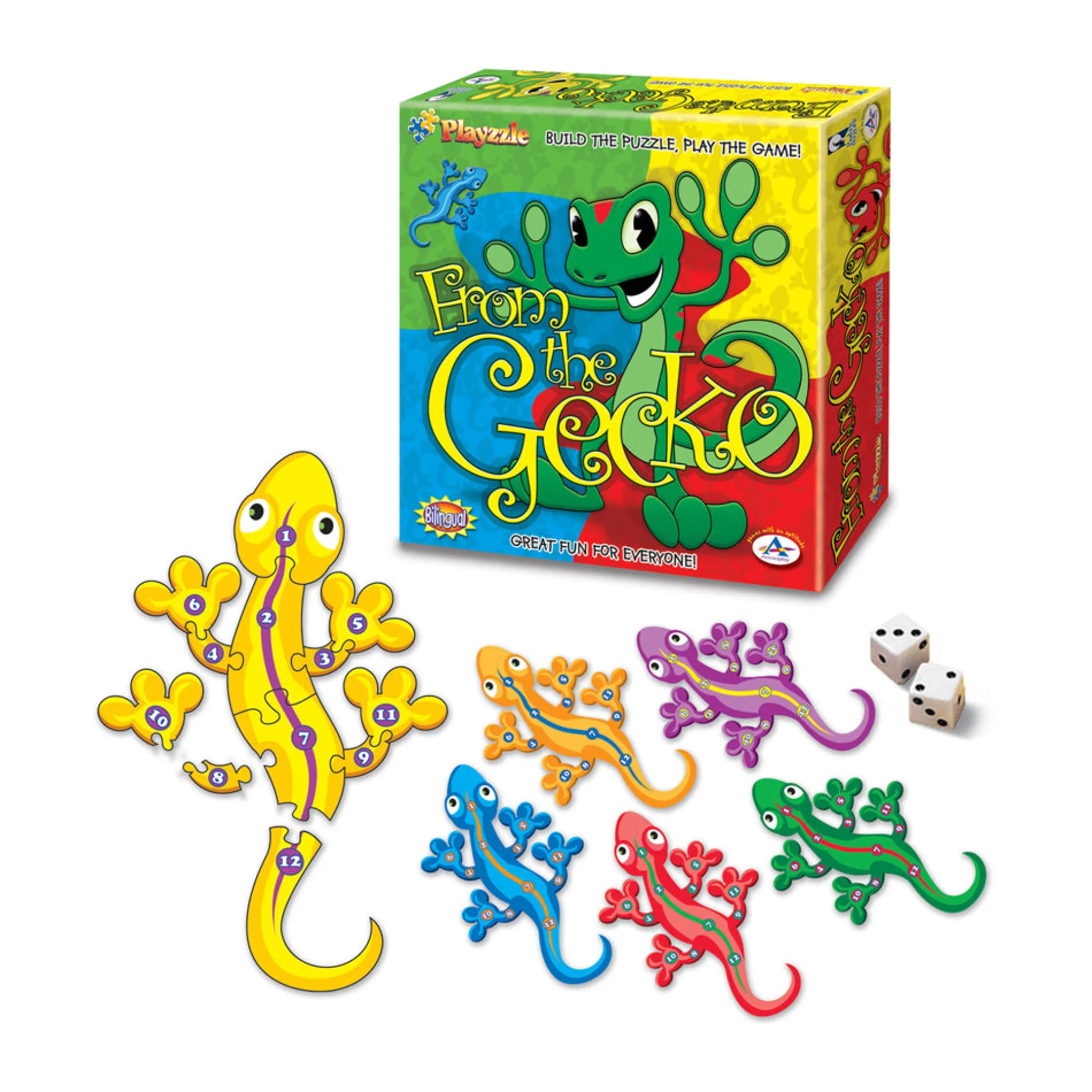 From the Gecko Multilingual Number Puzzle Board Game