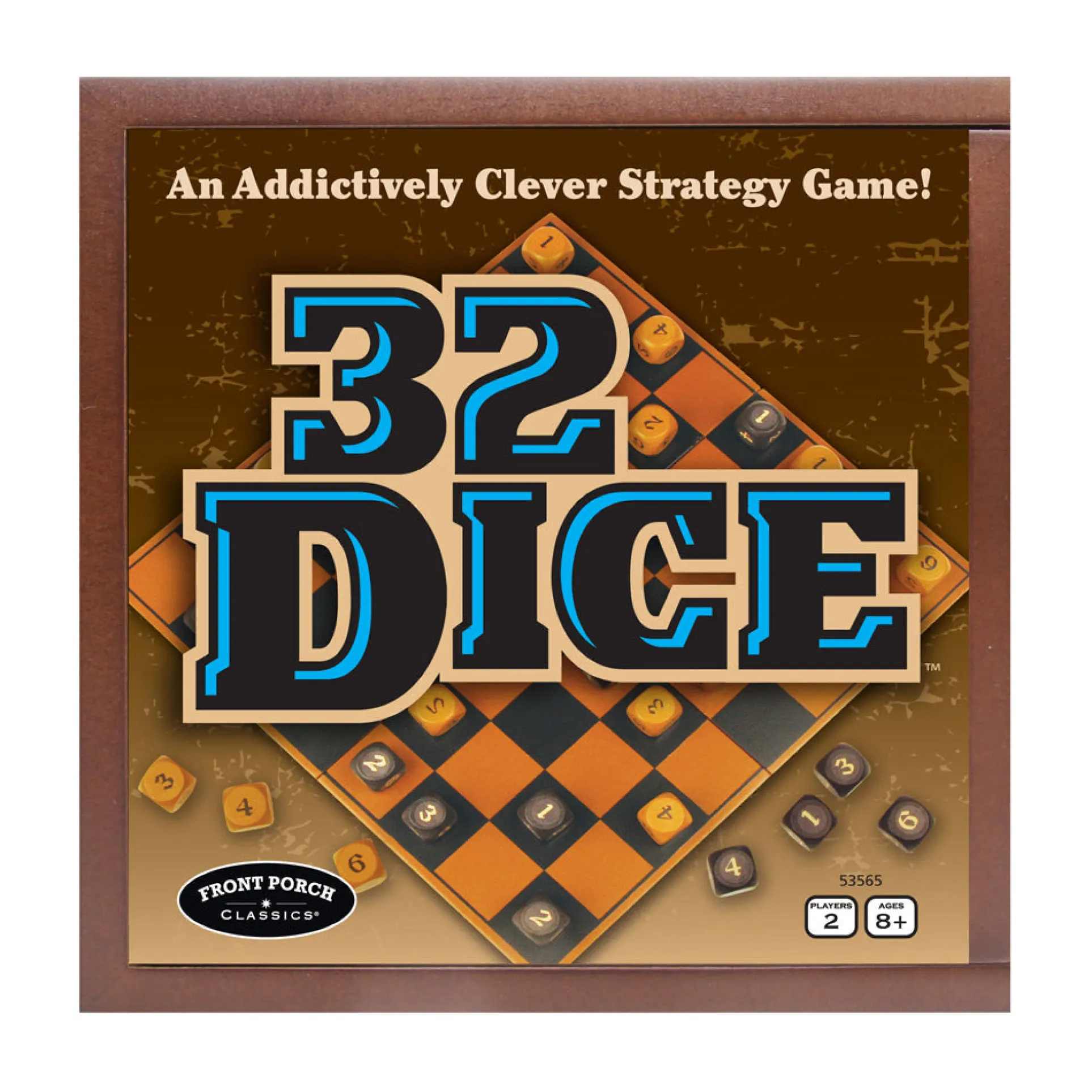 Front Porch Classics 32 Dice Strategy Board Game