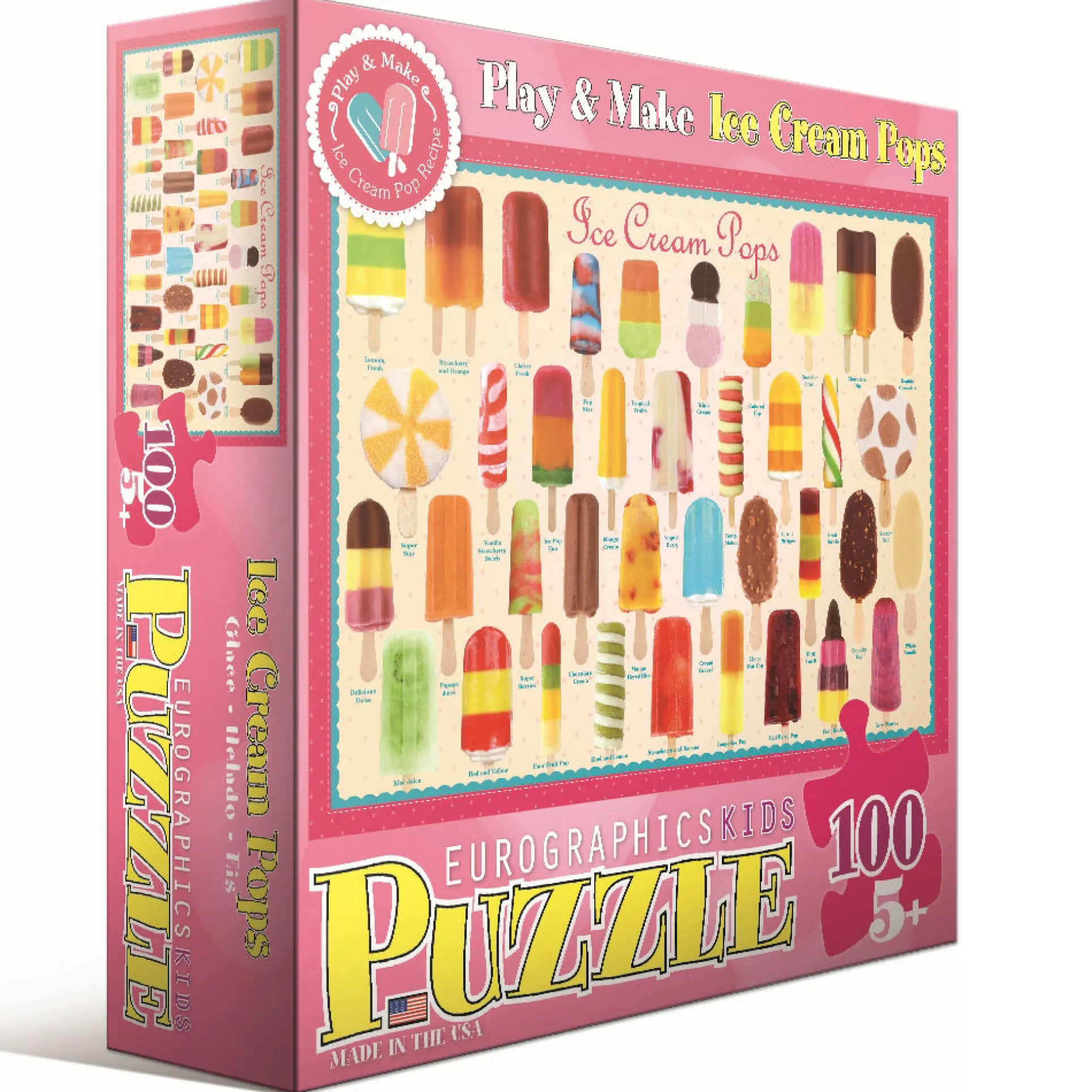 Frosty Treats Ice Cream Pops Puzzle - 100 Pieces