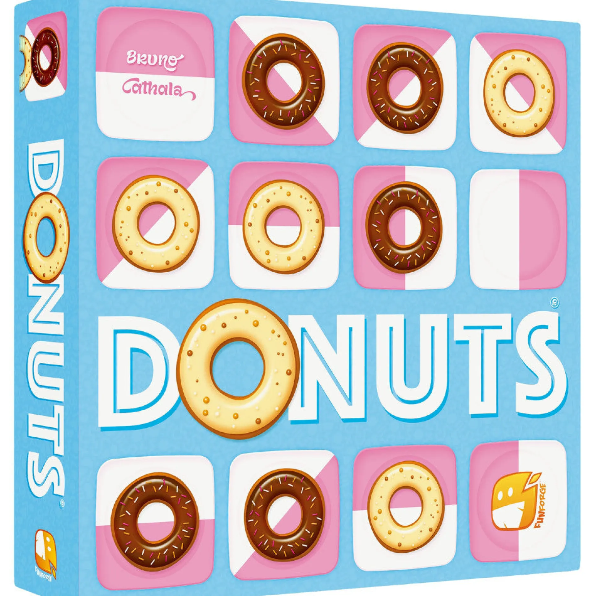 Funforge Donuts: Tactical 2-Player Donut Placement Board Game