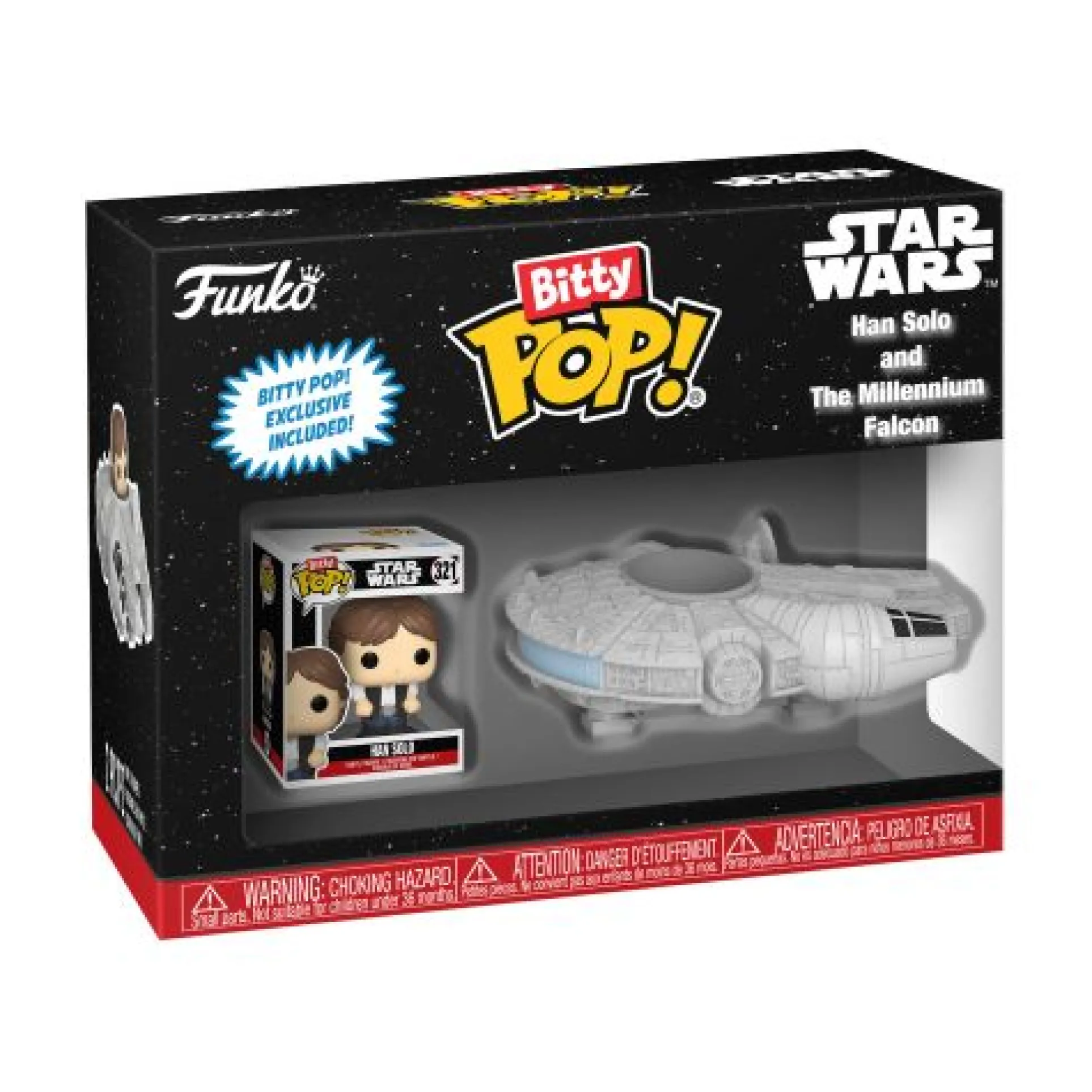 Funko Bitty POP! Rides Han Solo Millennium Falcon Collectible Vinyl Figure