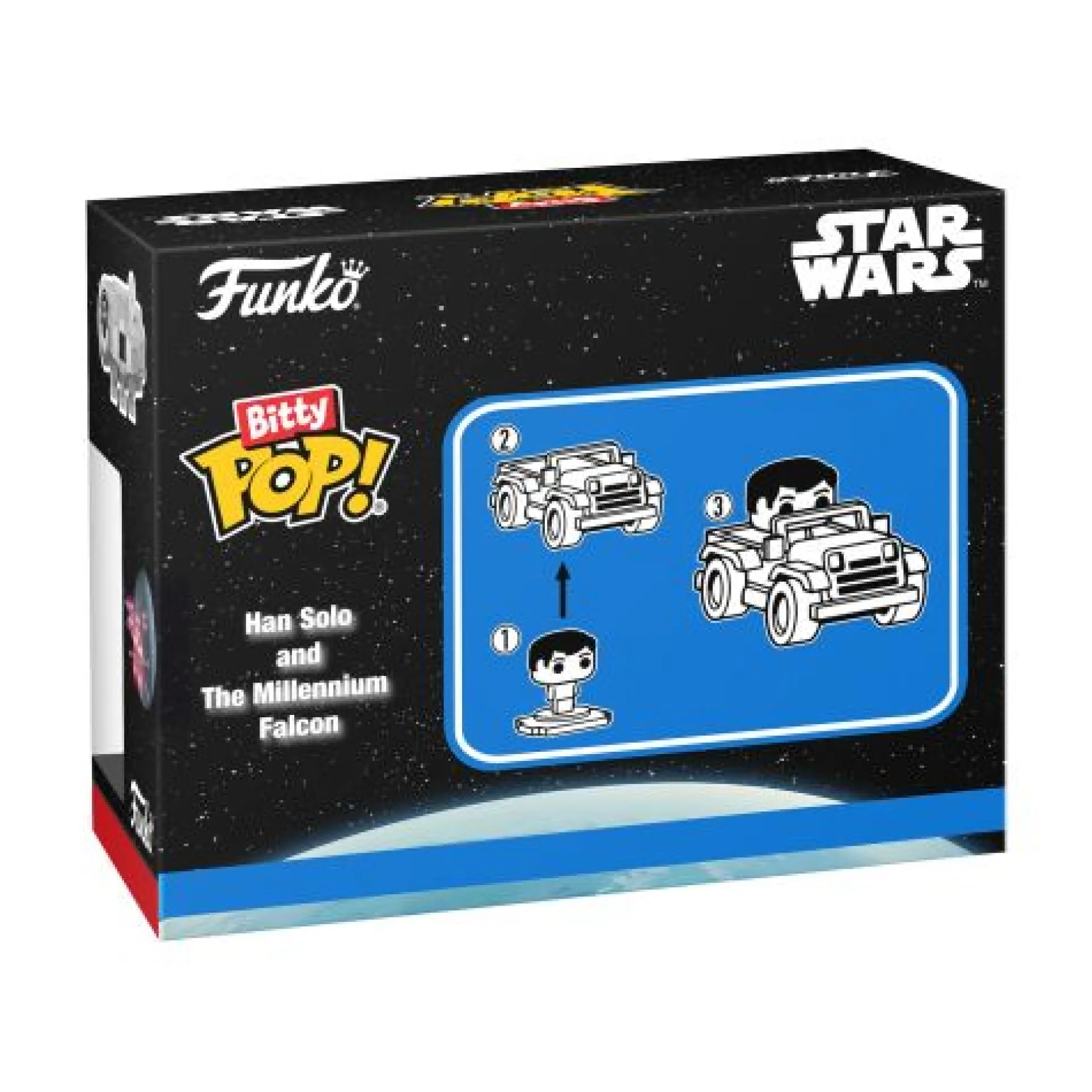 Funko Bitty POP! Rides Han Solo Millennium Falcon Collectible Vinyl Figure