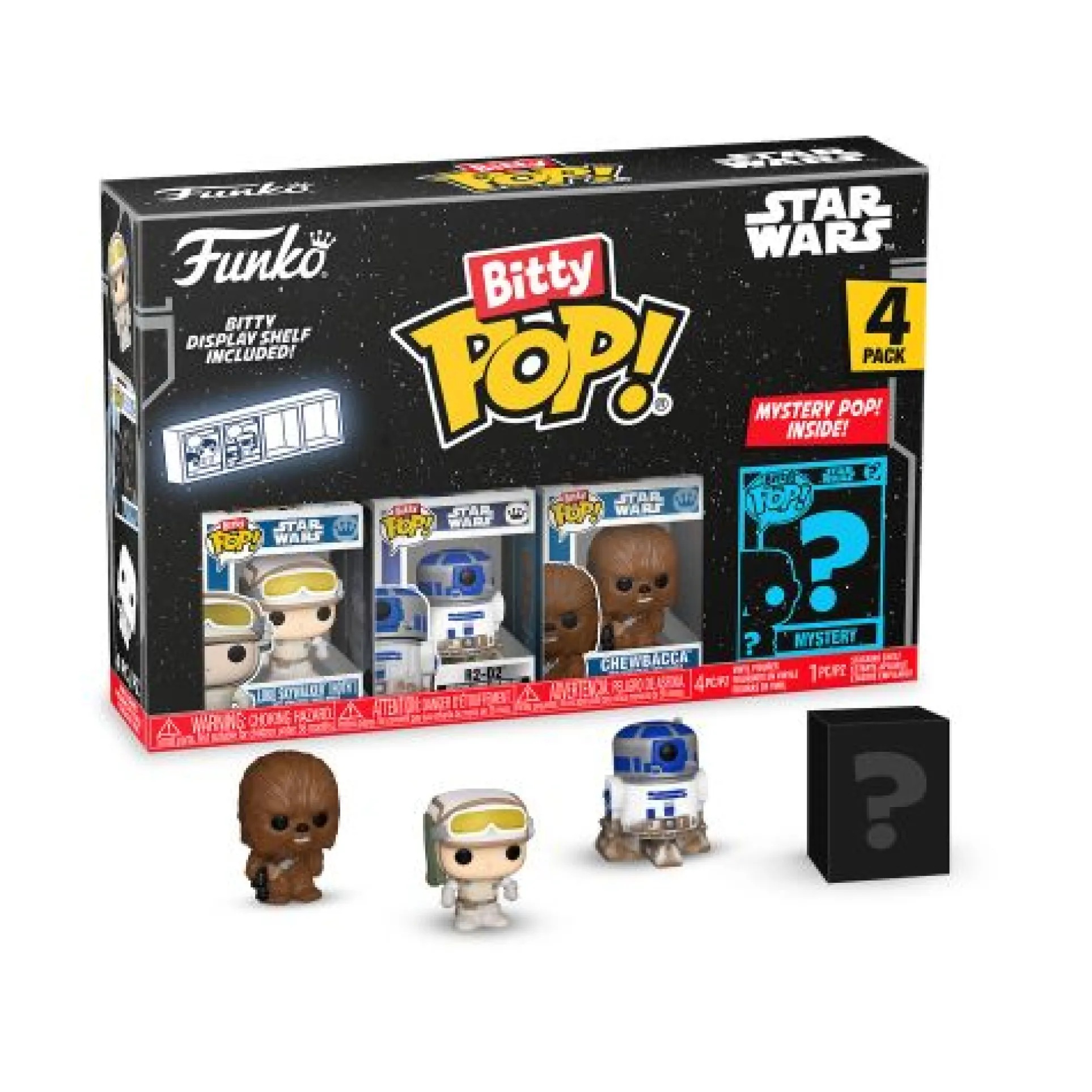 Funko POP Bitty Star Wars Mini Figures Set - Luke Skywalker Collection 0.9 inch