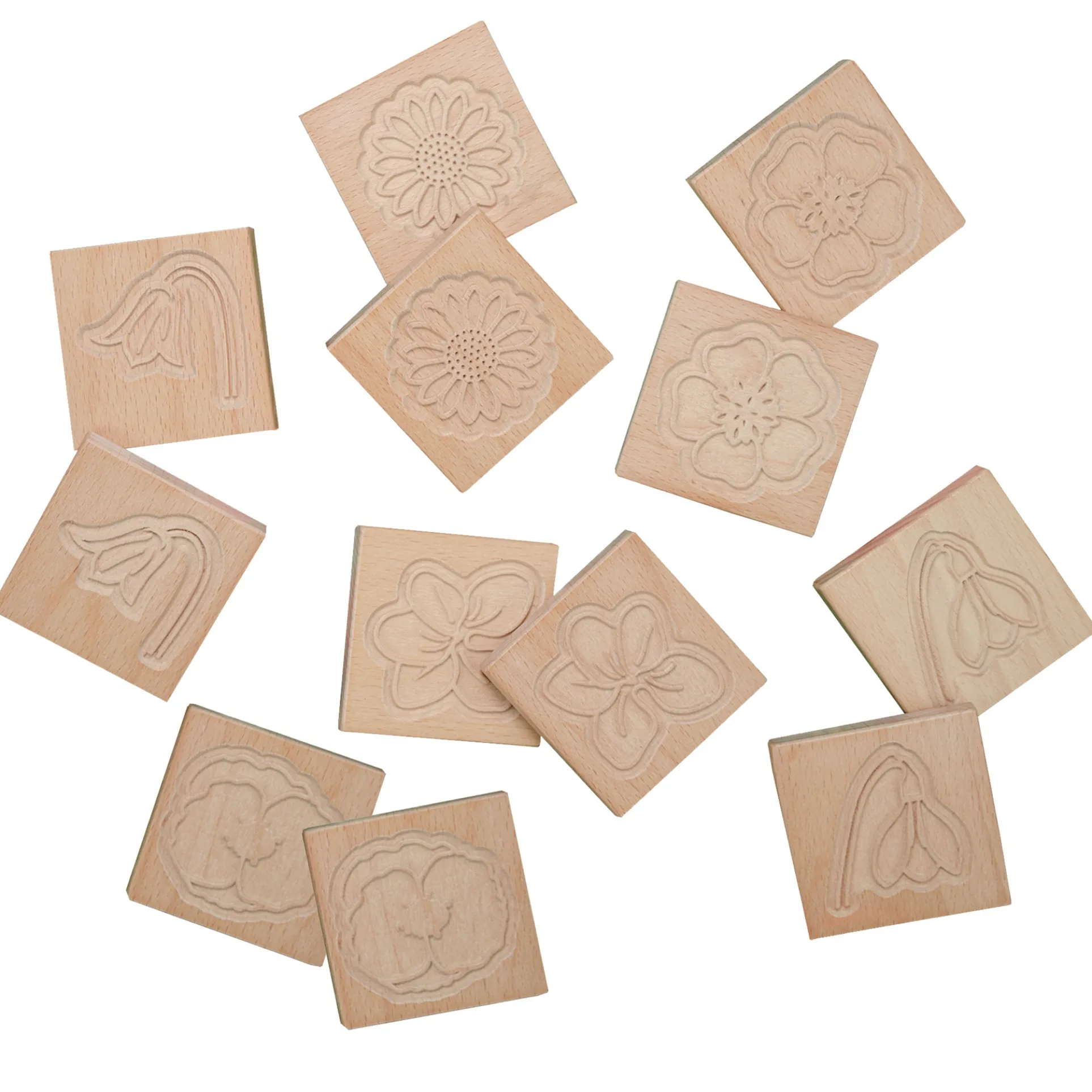 Yellow Door Match Me Sensory Flower Exploration Tiles