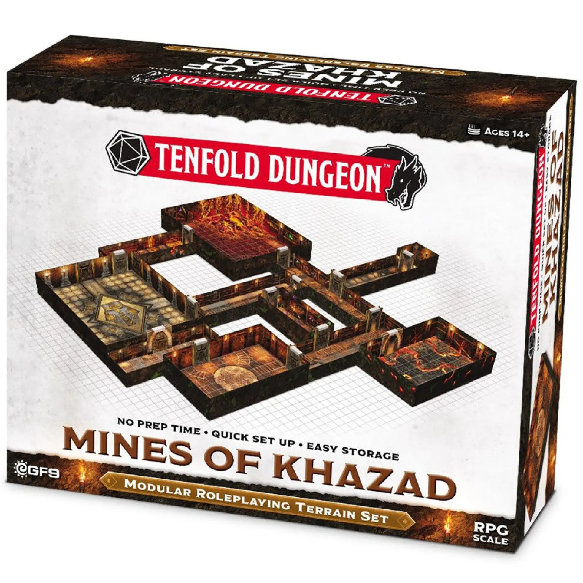 Gale Force 9: Tenfold Dungeon - Modular Mines of Khazad Terrain Set