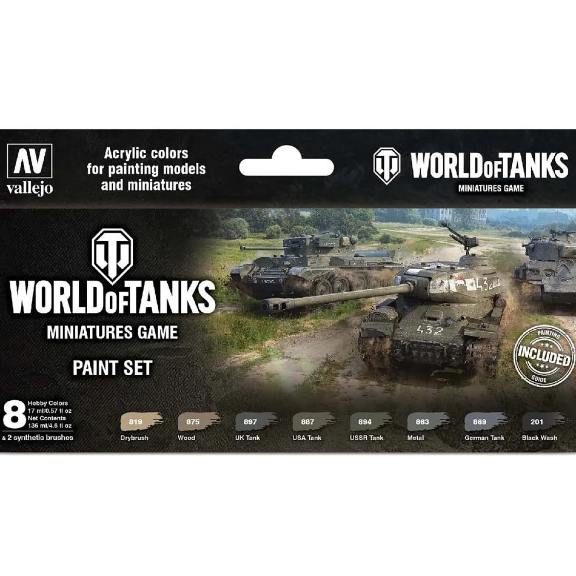 Gale Force Nine World of Tanks Miniatures Game Paint Set