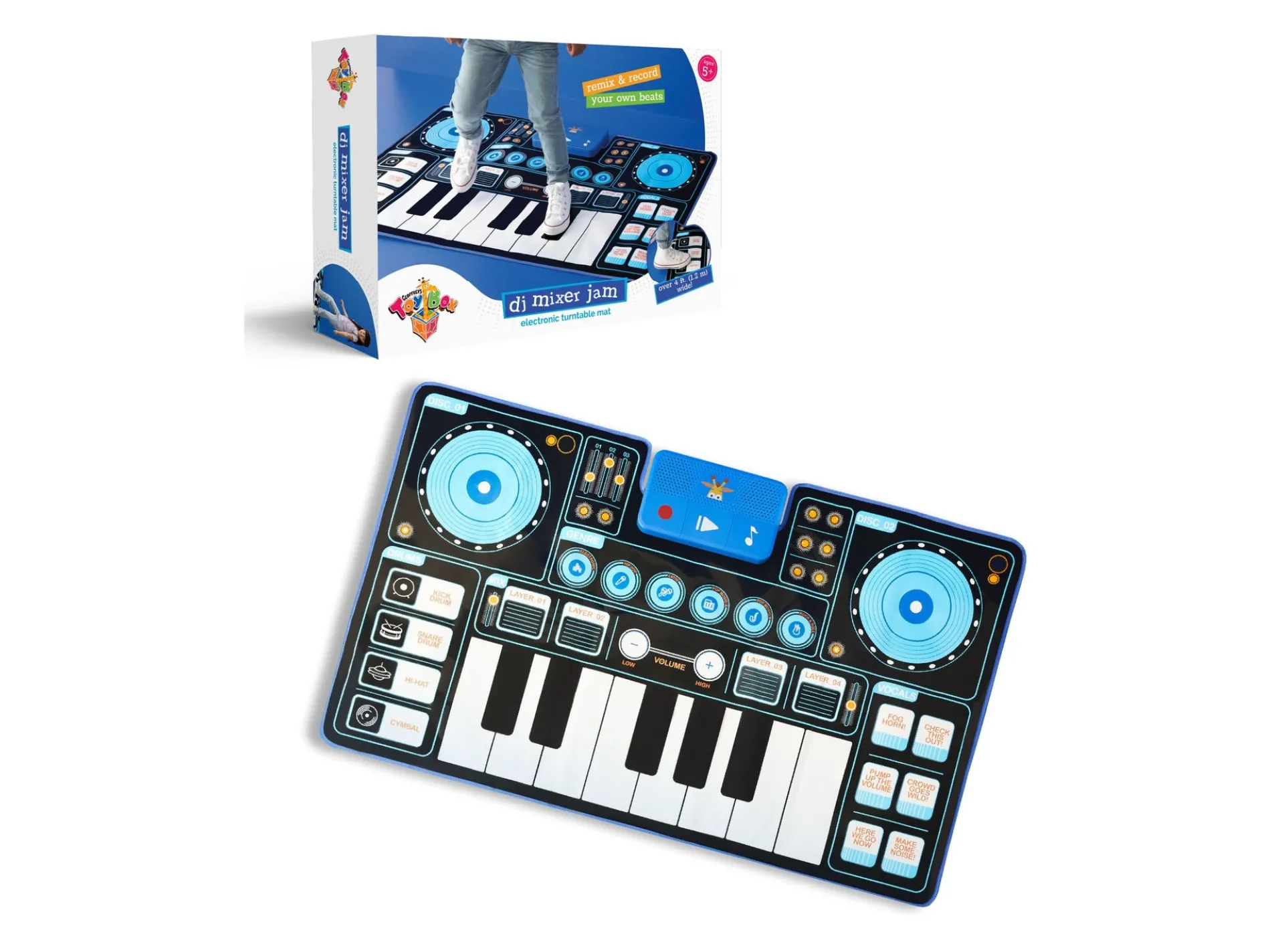 Geoffrey's Toy Box DJ Mixer Jam Electronic Turntable Mat for Kids
