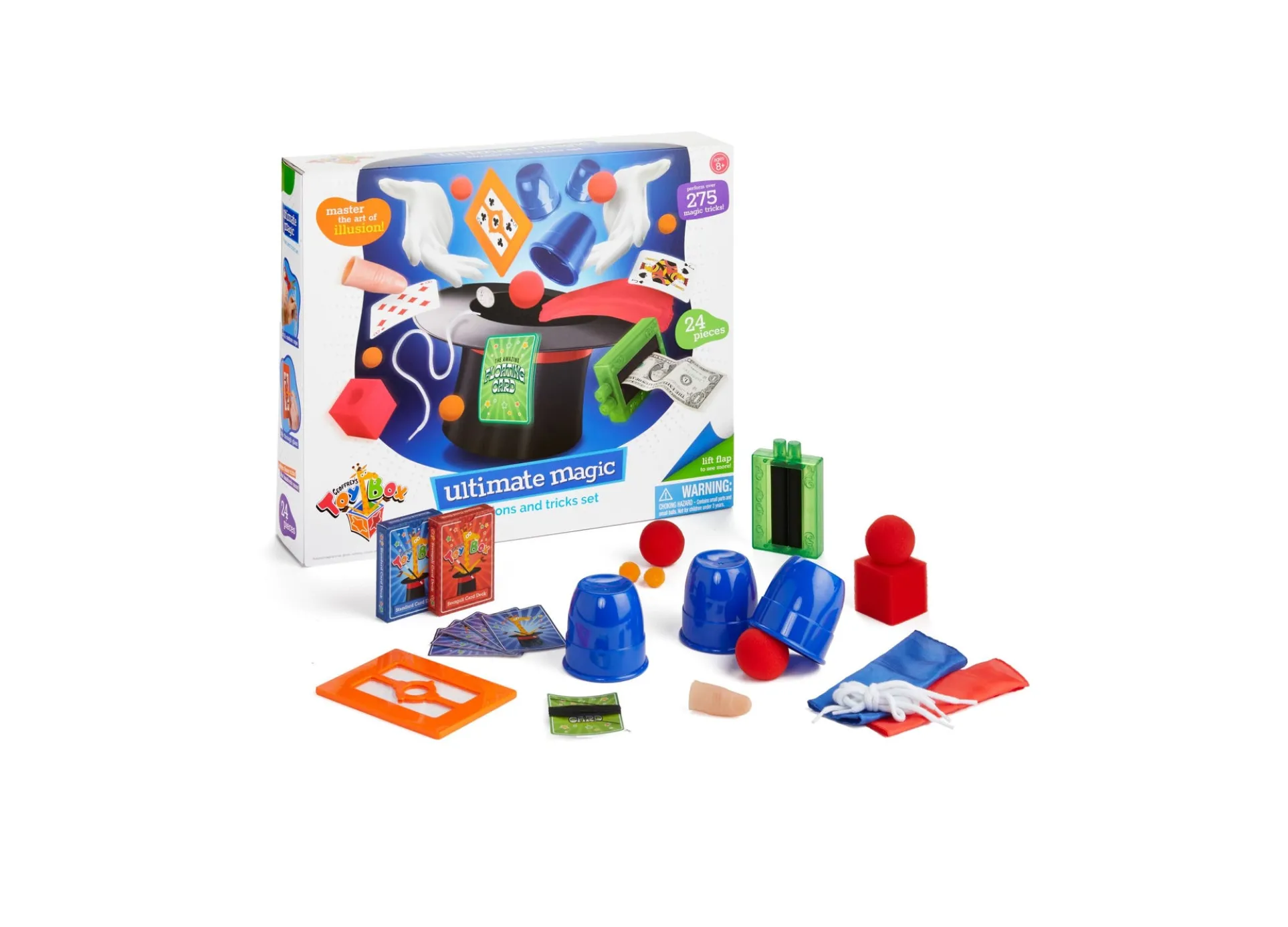 Geoffrey's Toy Box 24-Piece Ultimate Magic Set for Beginner Magicians