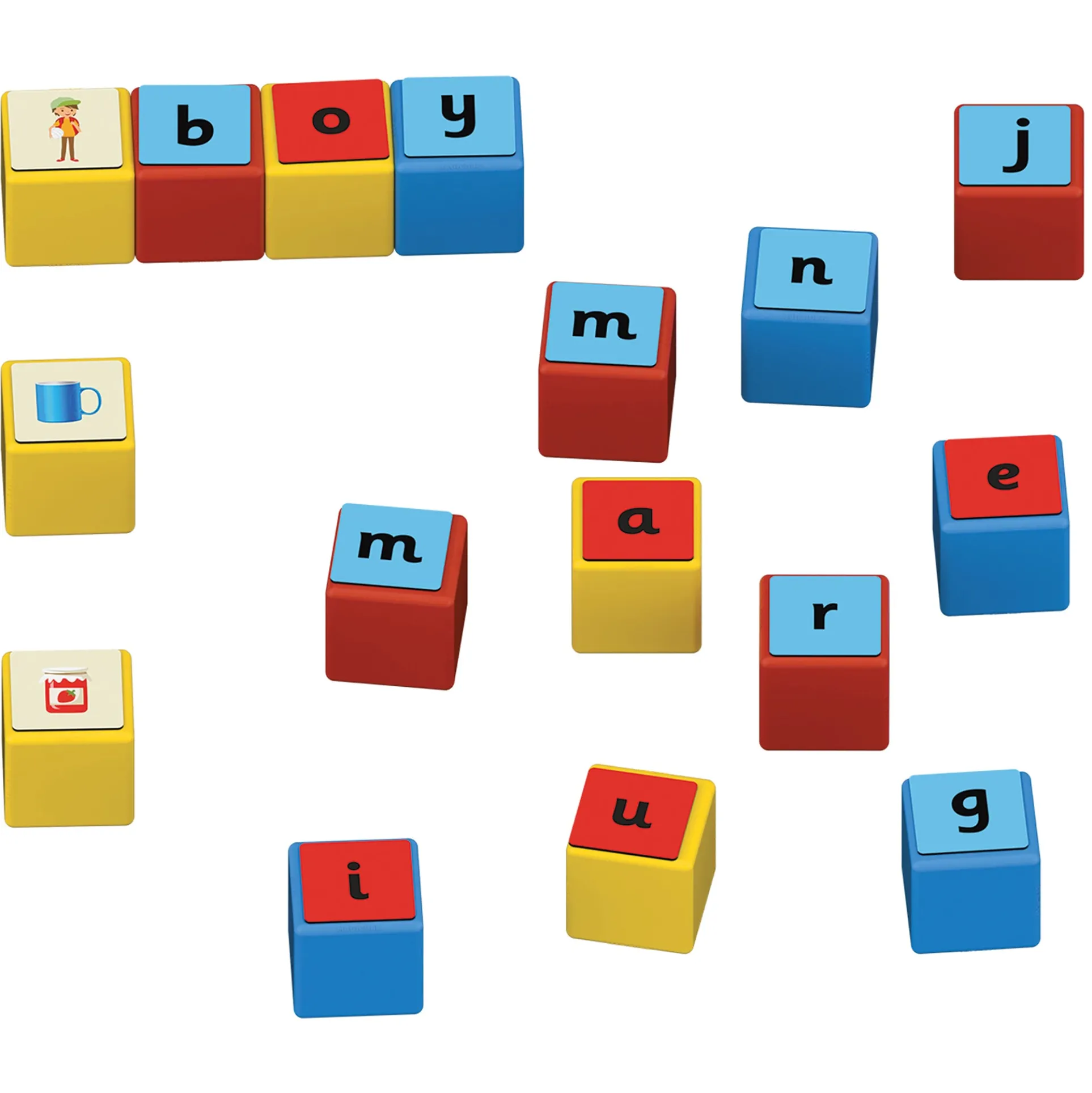 Geomag Magicube 79-Piece Word Building Set - Recycled Materials