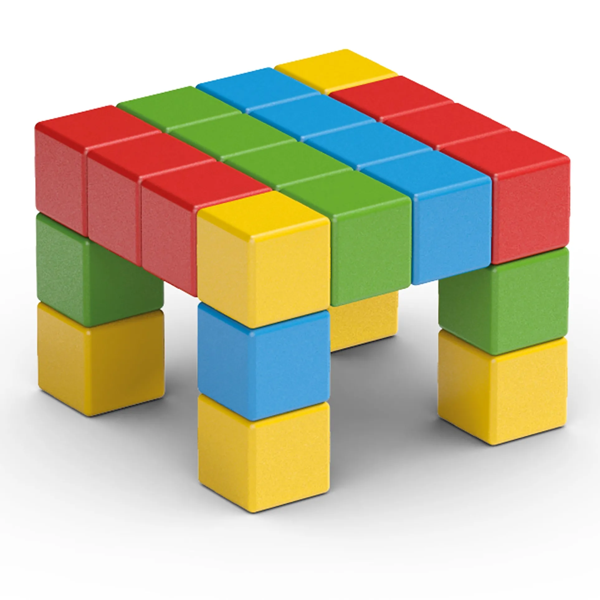 Geomag Magicubes 24-Piece Recycled Magnetic Building Set for Toddlers