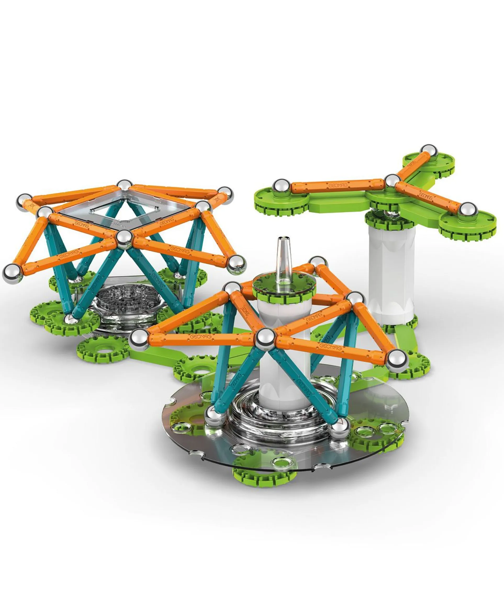 Geomag Mechanics 160-Piece Magnetic Gears Construction Set - Eco-Friendly